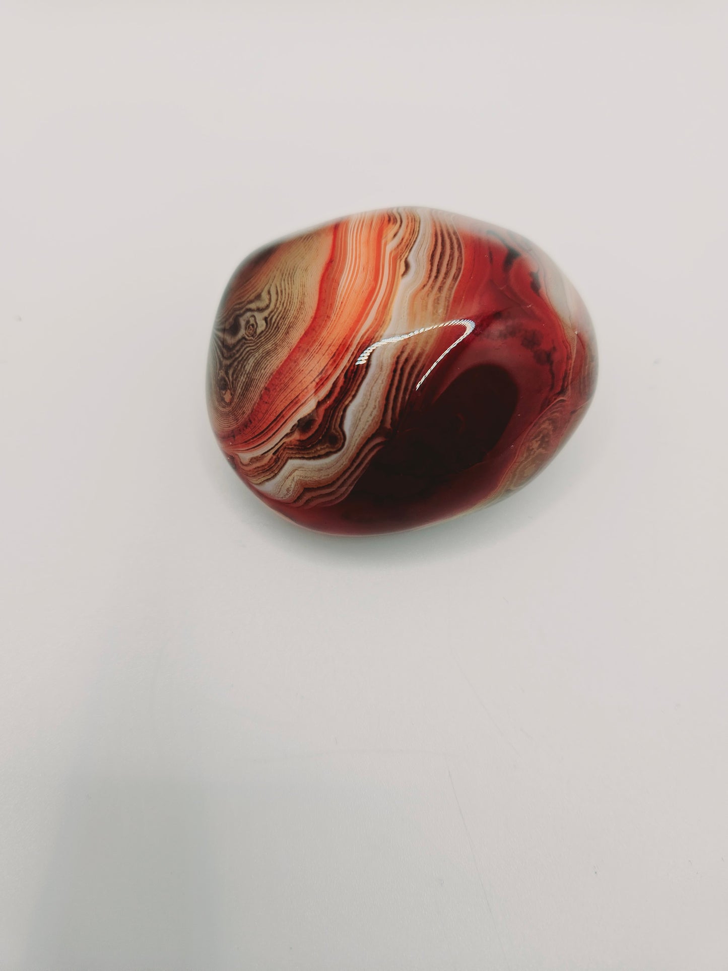 Amazing Lace Agate Palm Stone. This Palm stone is filled with qualities that will help you relax and meditate.
