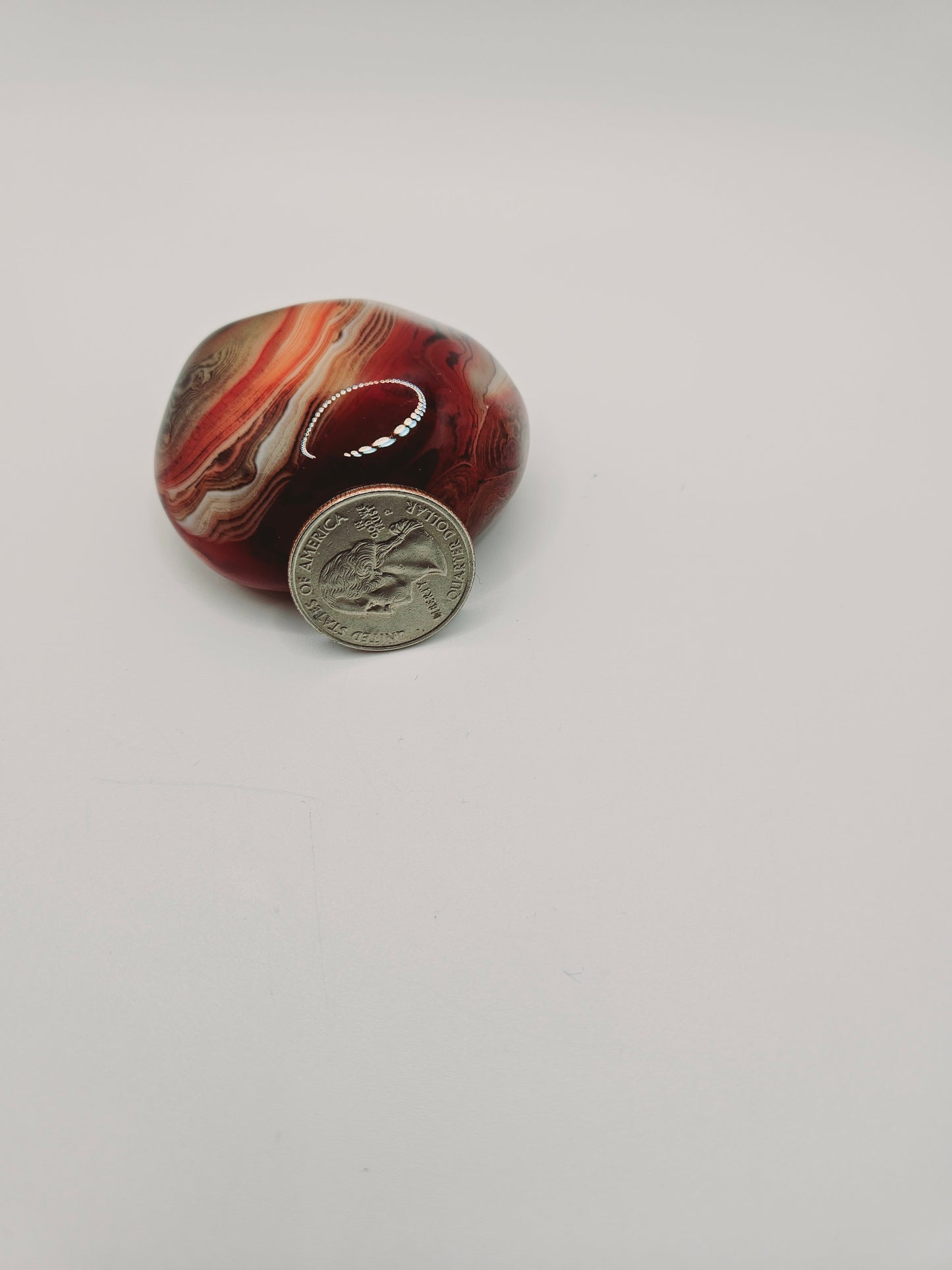 Amazing Lace Agate Palm Stone. This Palm stone is filled with qualities that will help you relax and meditate.
