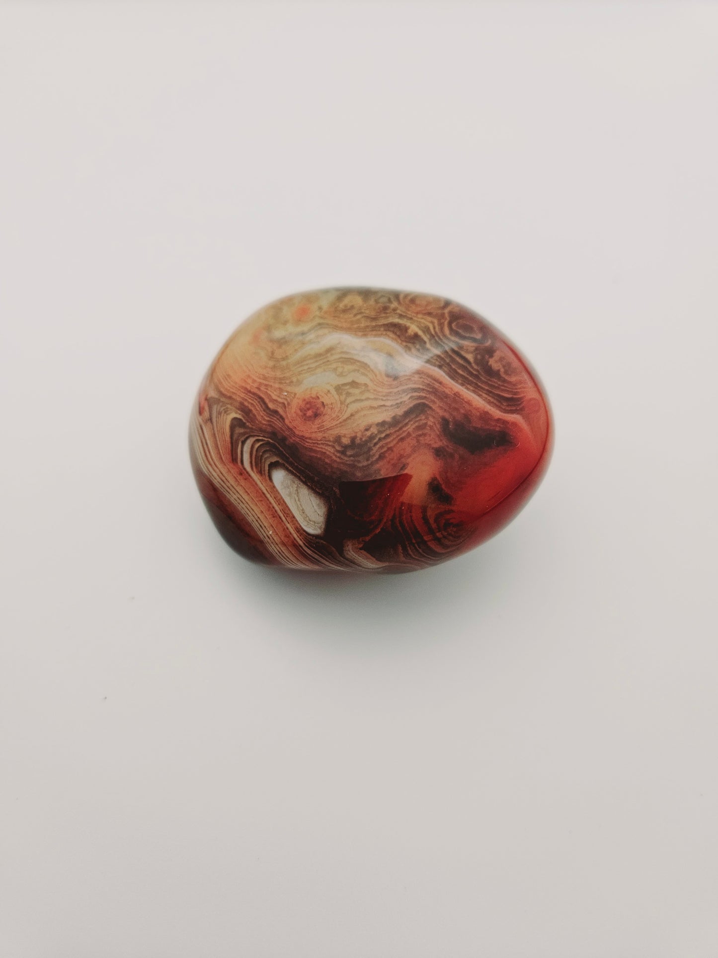 Amazing Lace Agate Palm Stone. This Palm stone is filled with qualities that will help you relax and meditate.