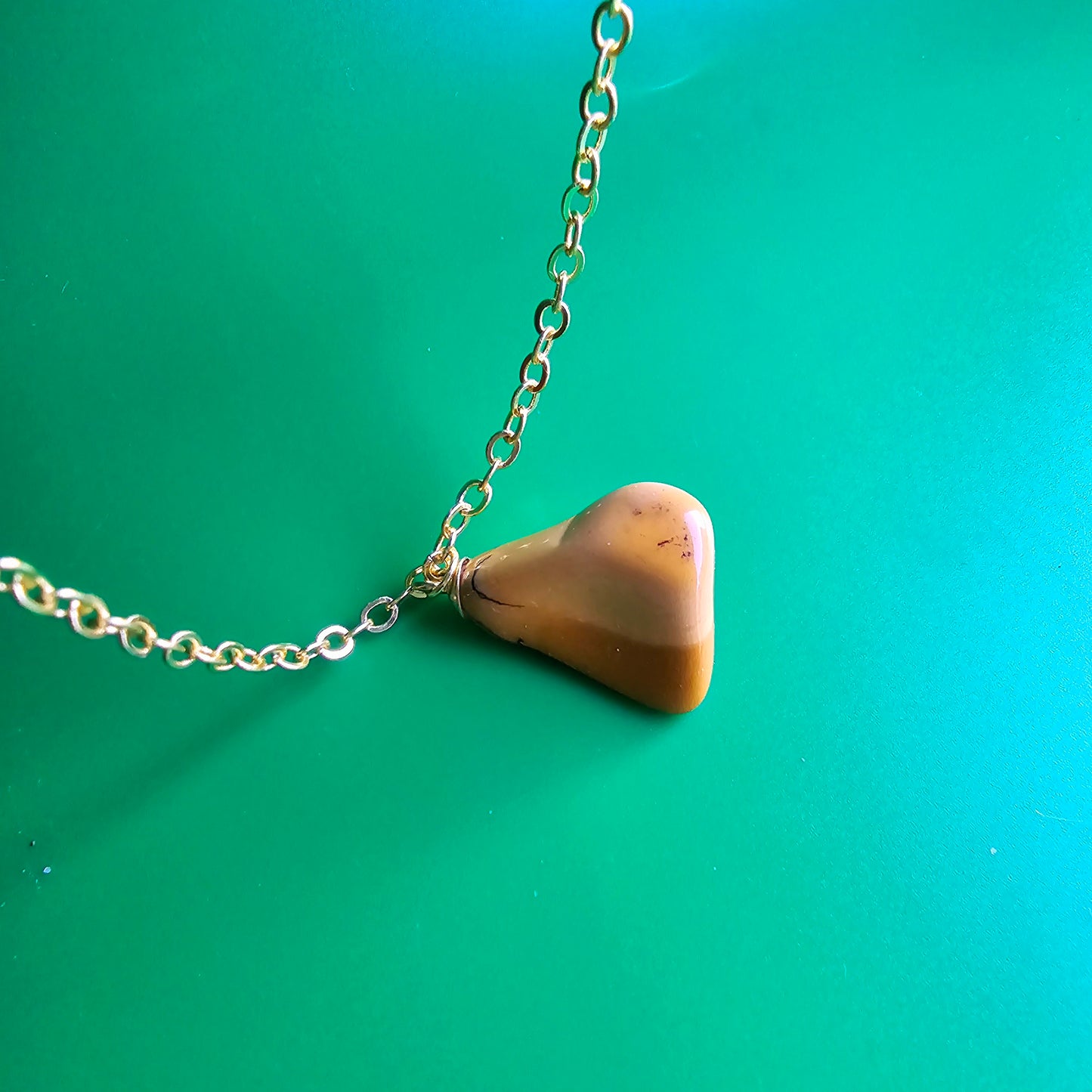 INTRICATE YELLOW JASPER PENDANT