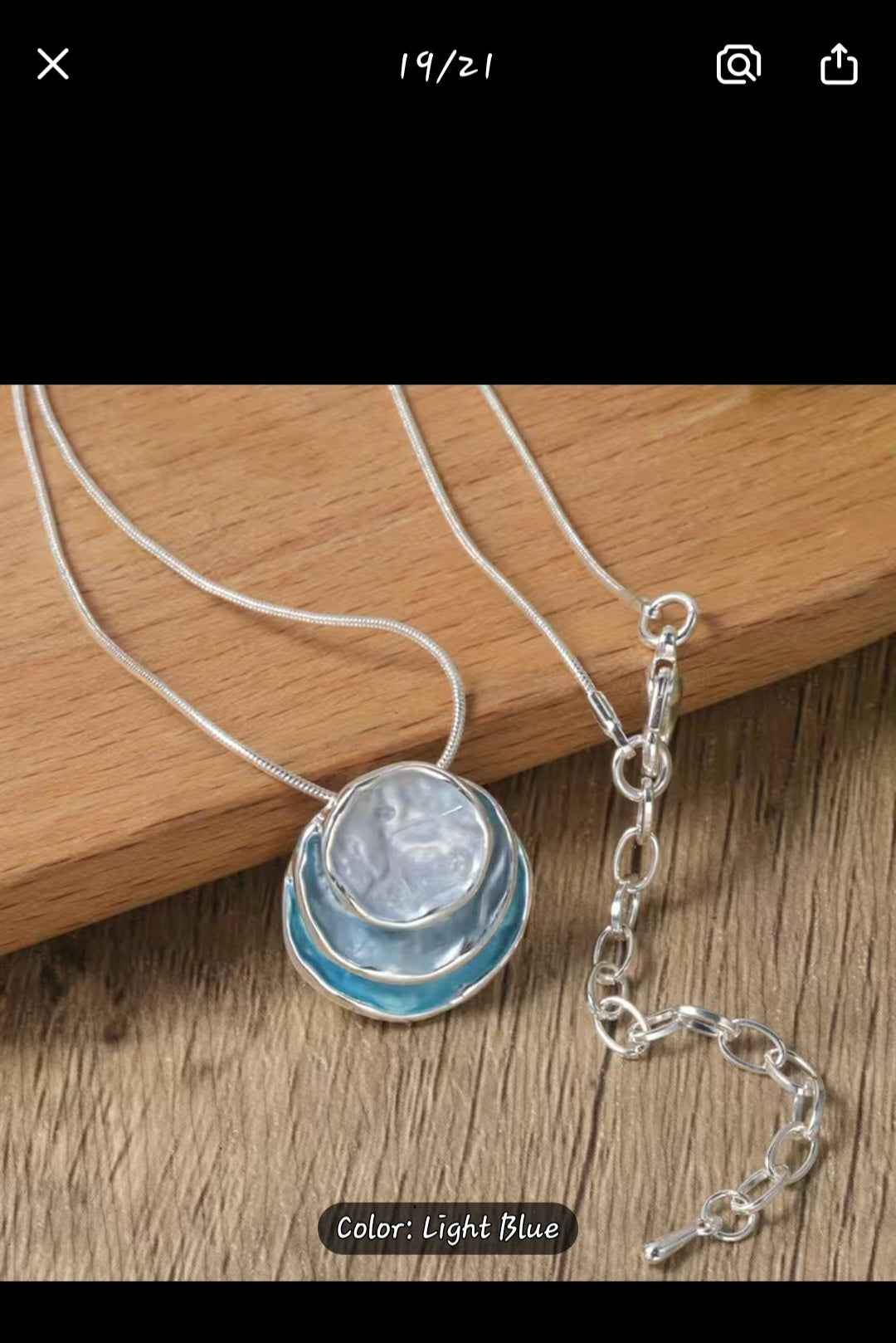 Cute, unique, expressive enamel alloy pendant necklace