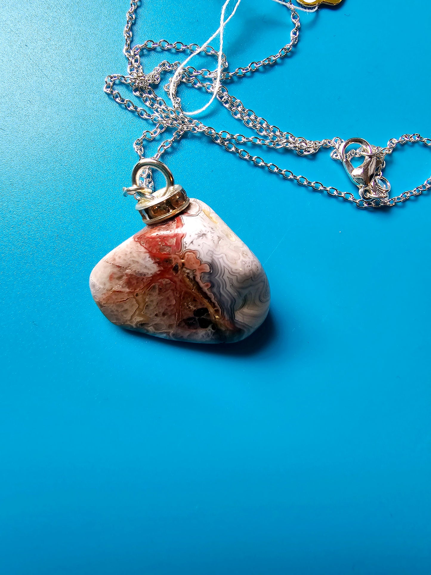 Lace Agate Pendant