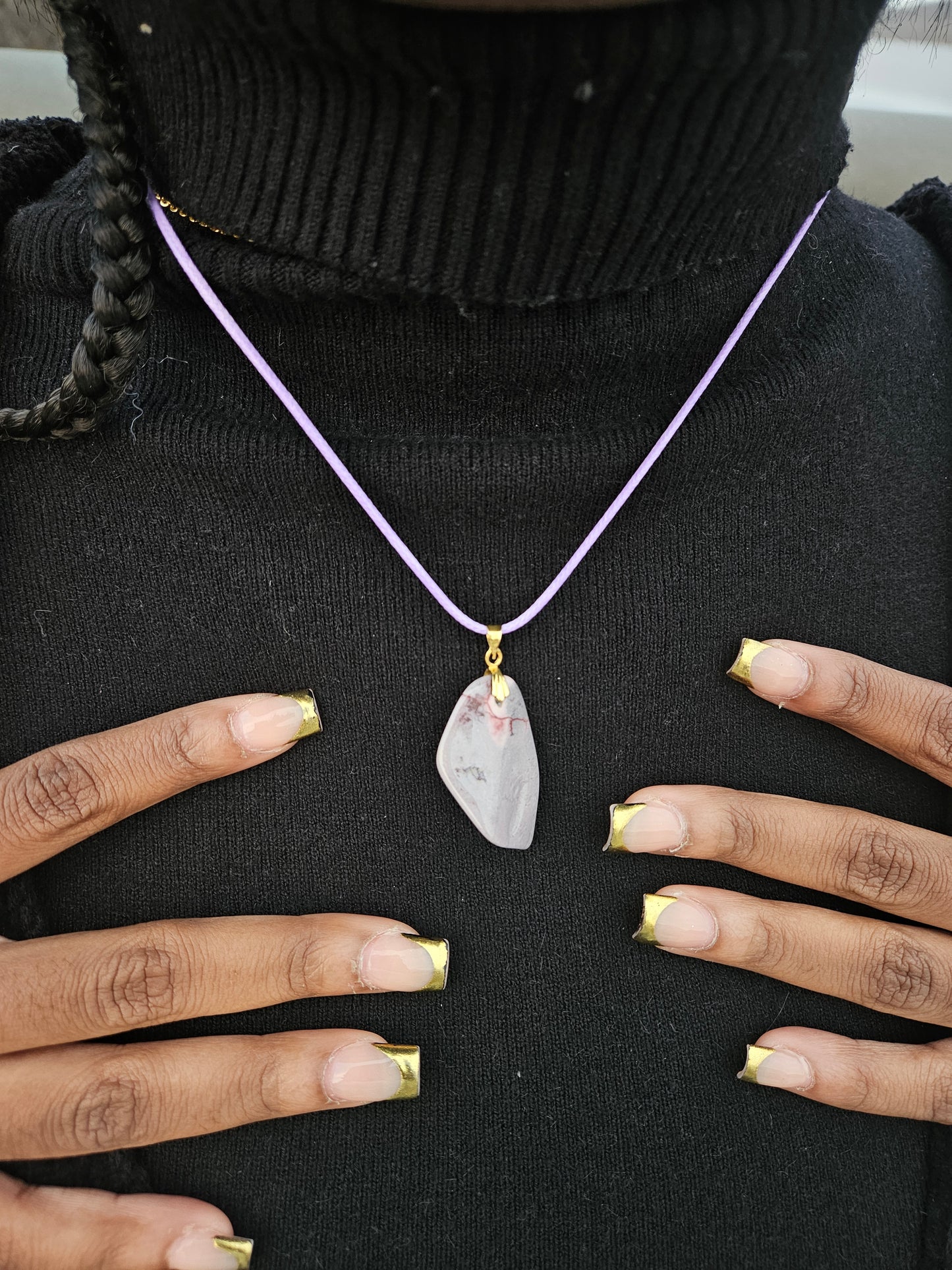 Experience the stunning natural beauty of our Desert Jasper Pendant. With its unique polychrome patterns and hues, this pendant is truly one-of-a-kind.