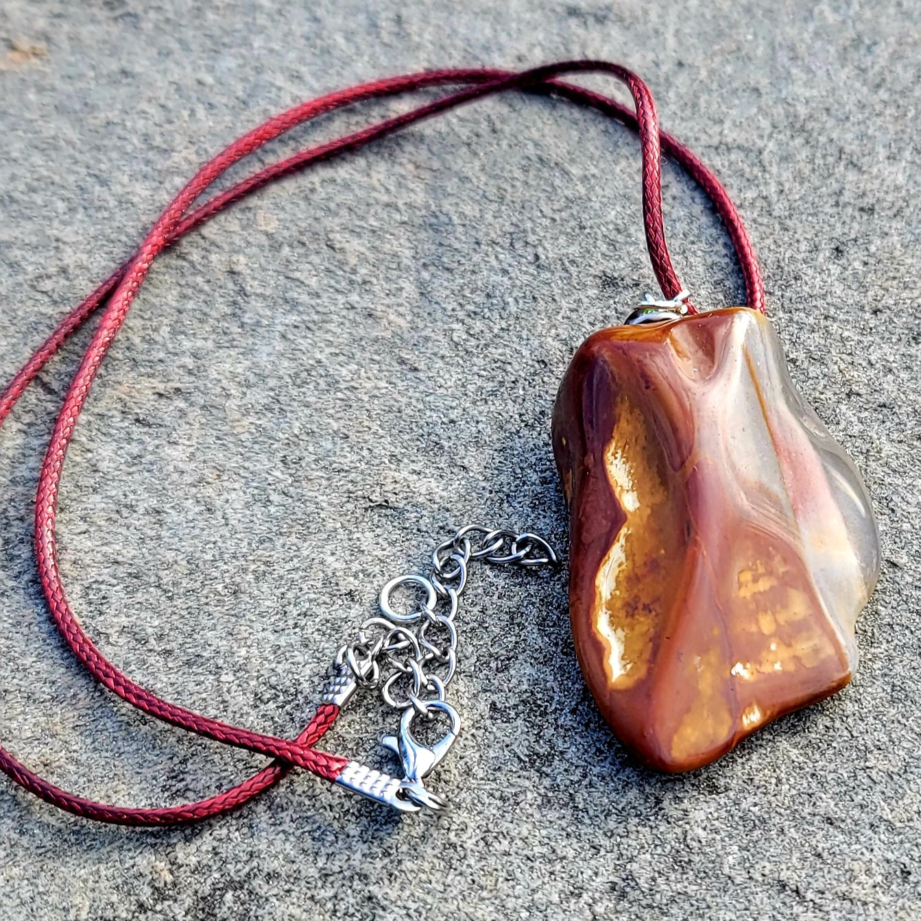 Desert Jasper is famous for its vibrant and unique colors and this pendant doesn't disappoint in that regard. Make a bold statement without saying a word! You can also create a lasting impression by giving this as a gift for most occasions. .