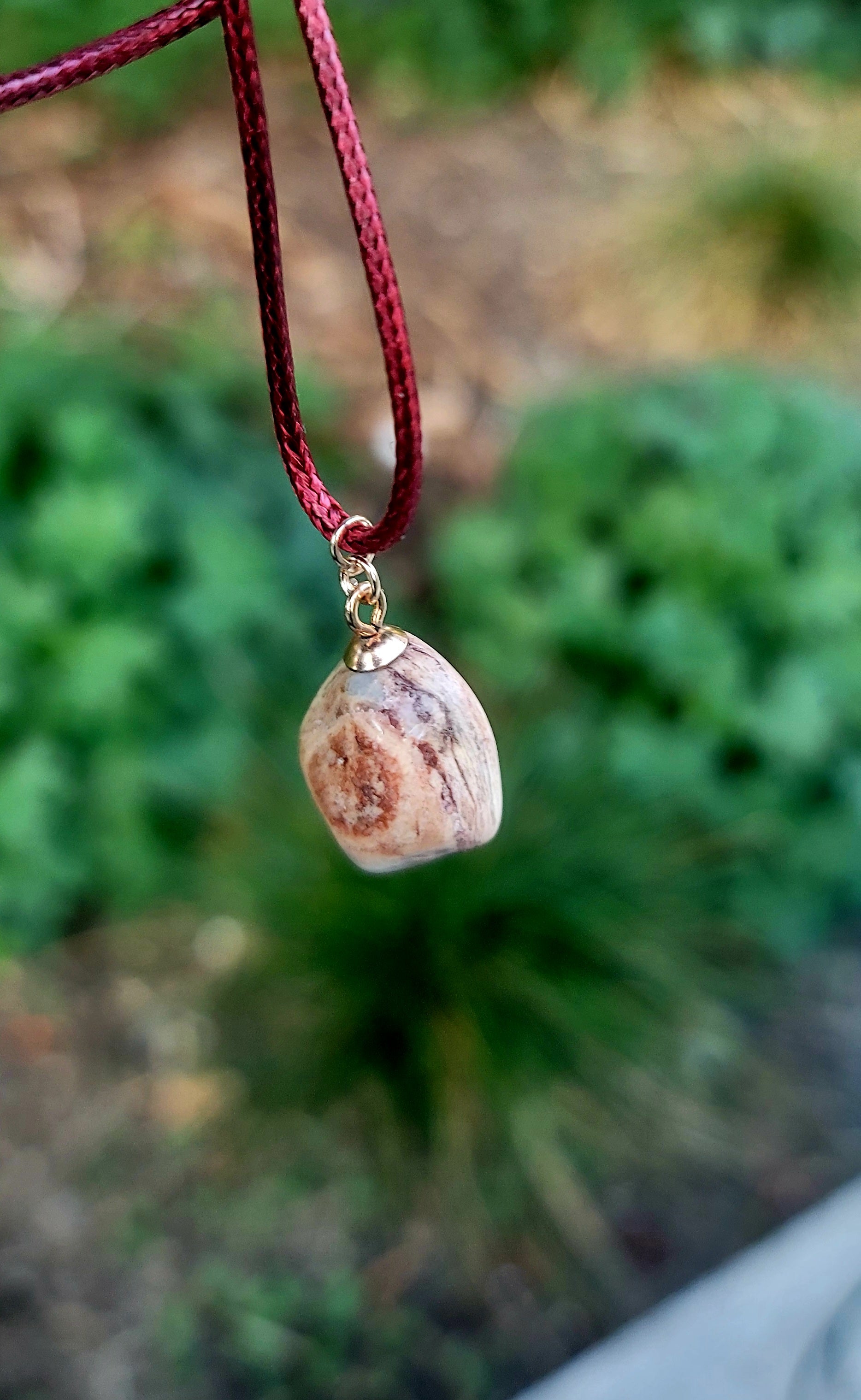 Exquisite small agate pendant with a multicolor combination of intricate patterns and variations. Great piece to add to your collection or as a gift.