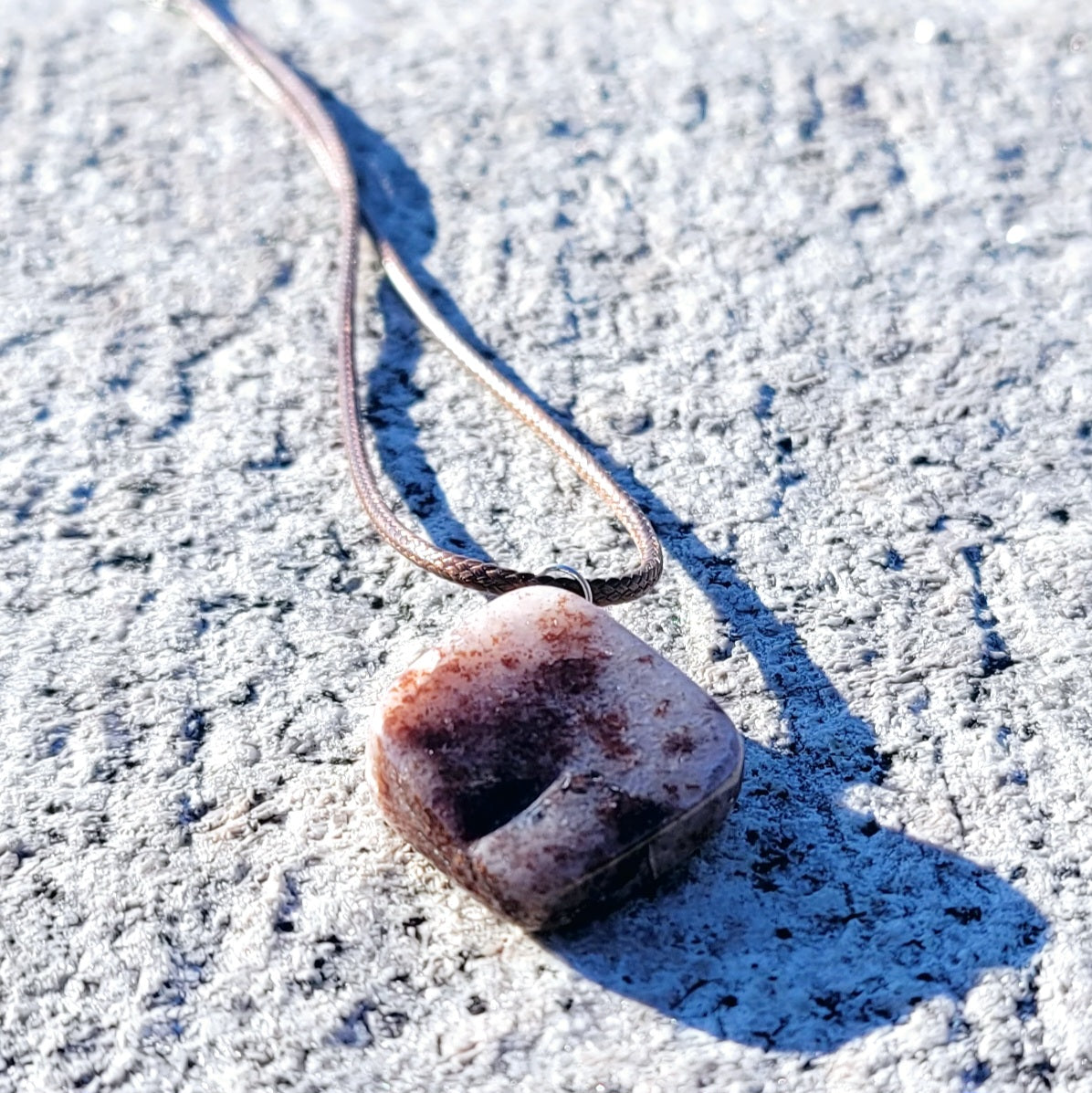 One of a kind Ferruginous Quartz Pendant