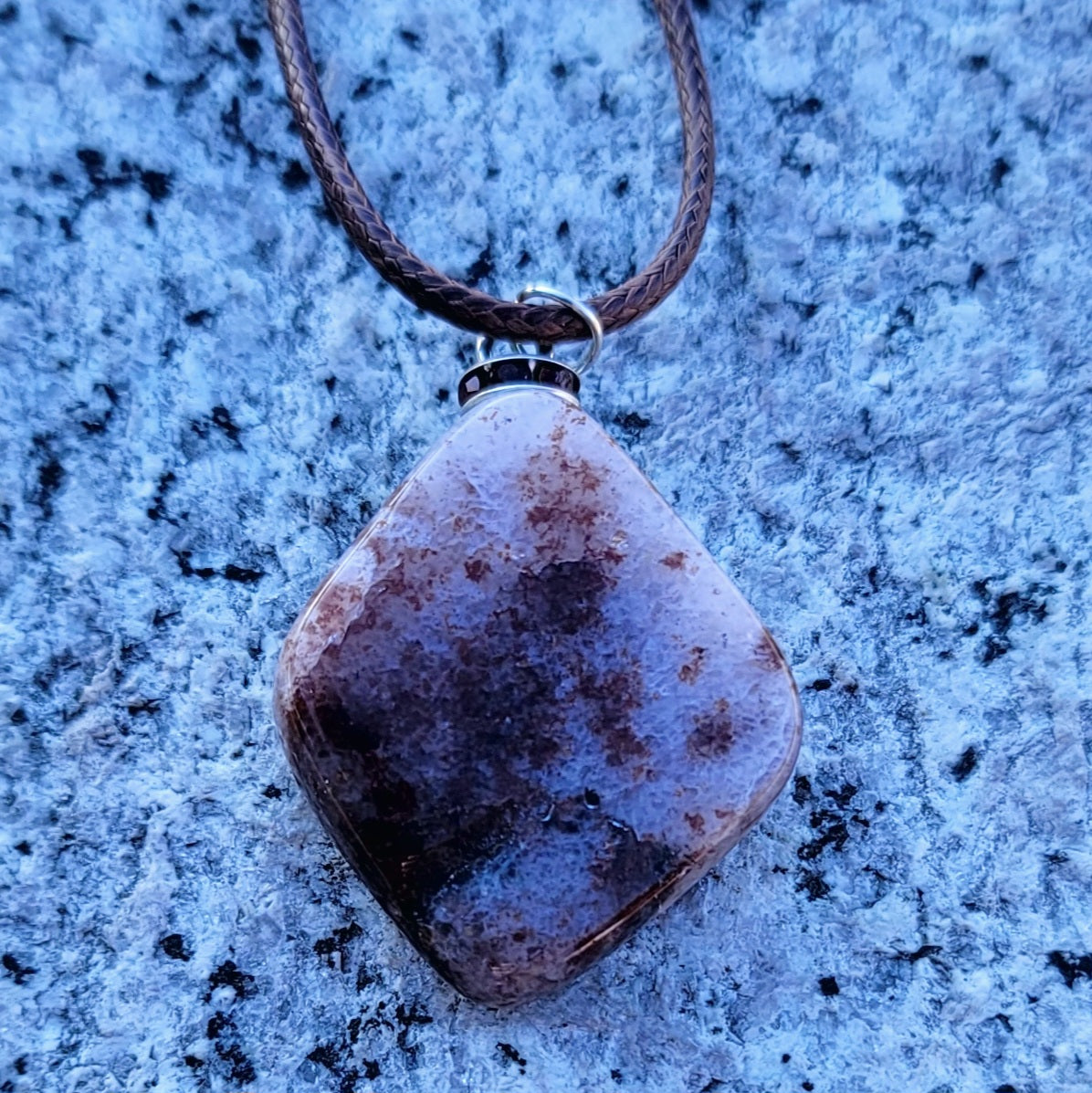 One of a kind Ferruginous Quartz Pendant