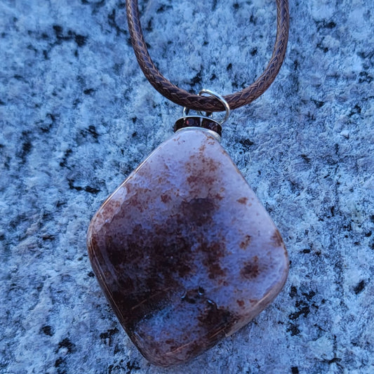 One of a kind Ferruginous Quartz Pendant