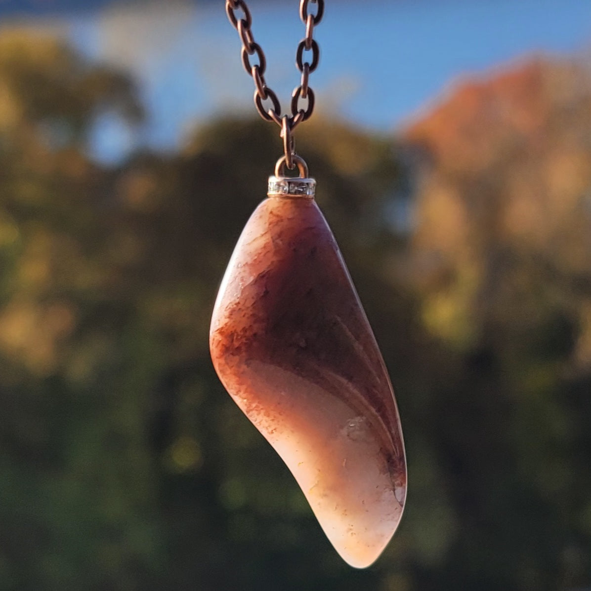 This highly distinctive Ferruginous Quartz Pendant is the perfect gift for the special someone in your life