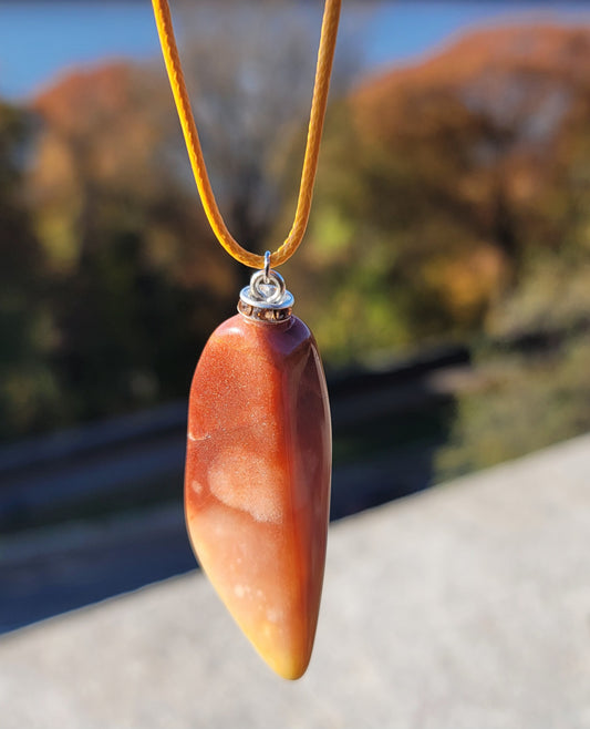 THIS AMAZINGLY BRIGHT & BOLD MOOKAITE PENDANT IS GUARANTEED TO BE ONE-OF-A-KIND