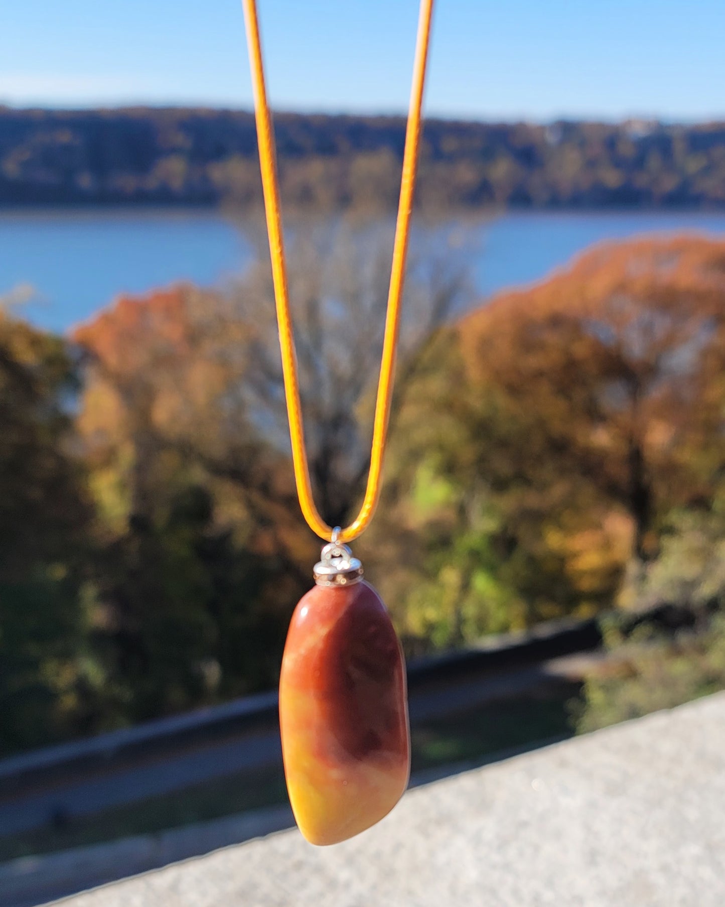 THIS AMAZINGLY BRIGHT & BOLD MOOKAITE PENDANT IS GUARANTEED TO BE ONE-OF-A-KIND