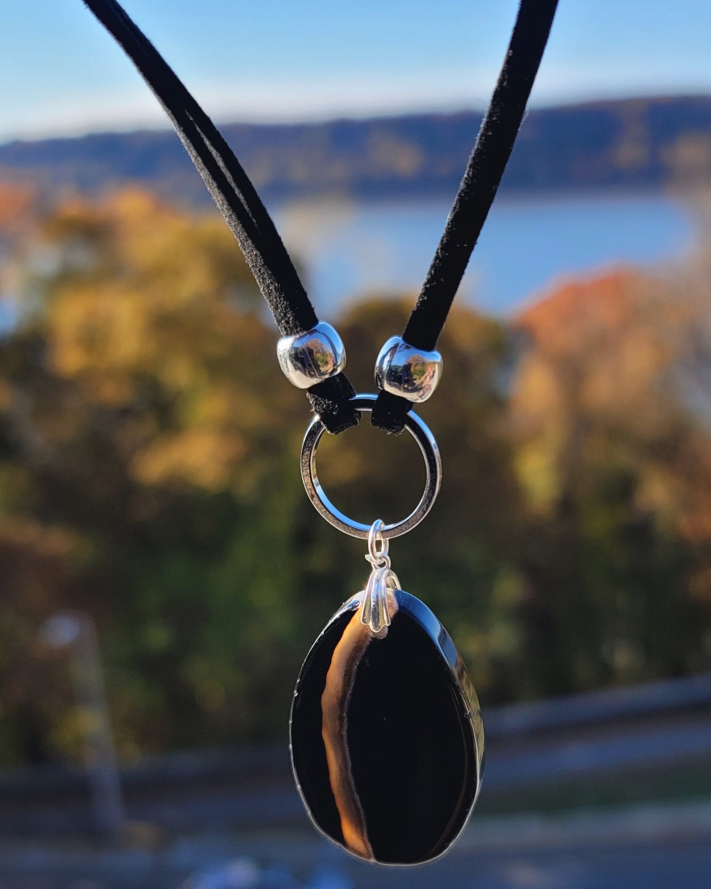 Women's Black Agate Choker