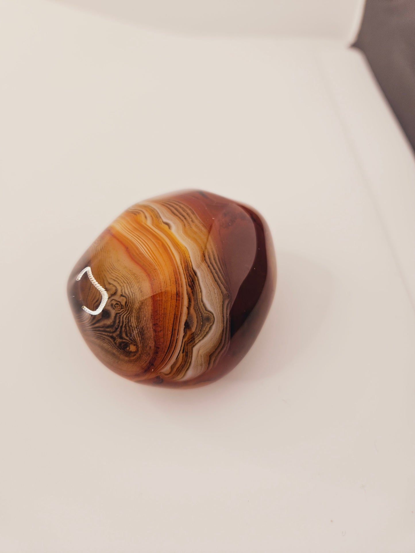 Amazing Lace Agate Palm Stone. This Palm stone is filled with qualities that will help you relax and meditate.