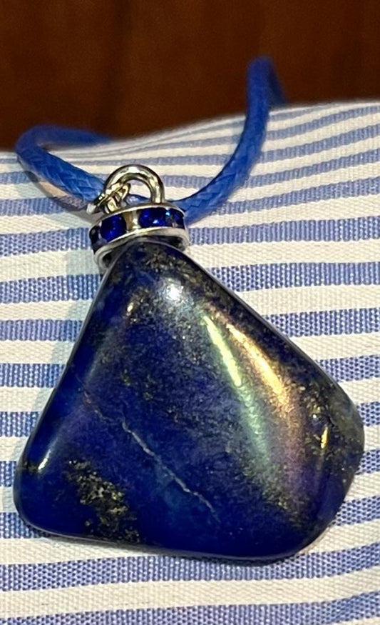 UNIQUE LAPIS LAZULI PENDANT. Great gift for you, or for that special someone.