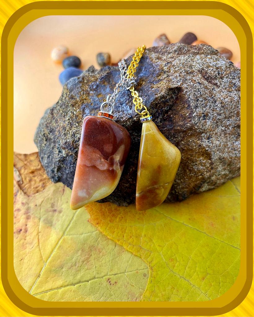 THIS AMAZINGLY BRIGHT & BOLD MOOKAITE PENDANT IS GUARANTEED TO BE ONE-OF-A-KIND