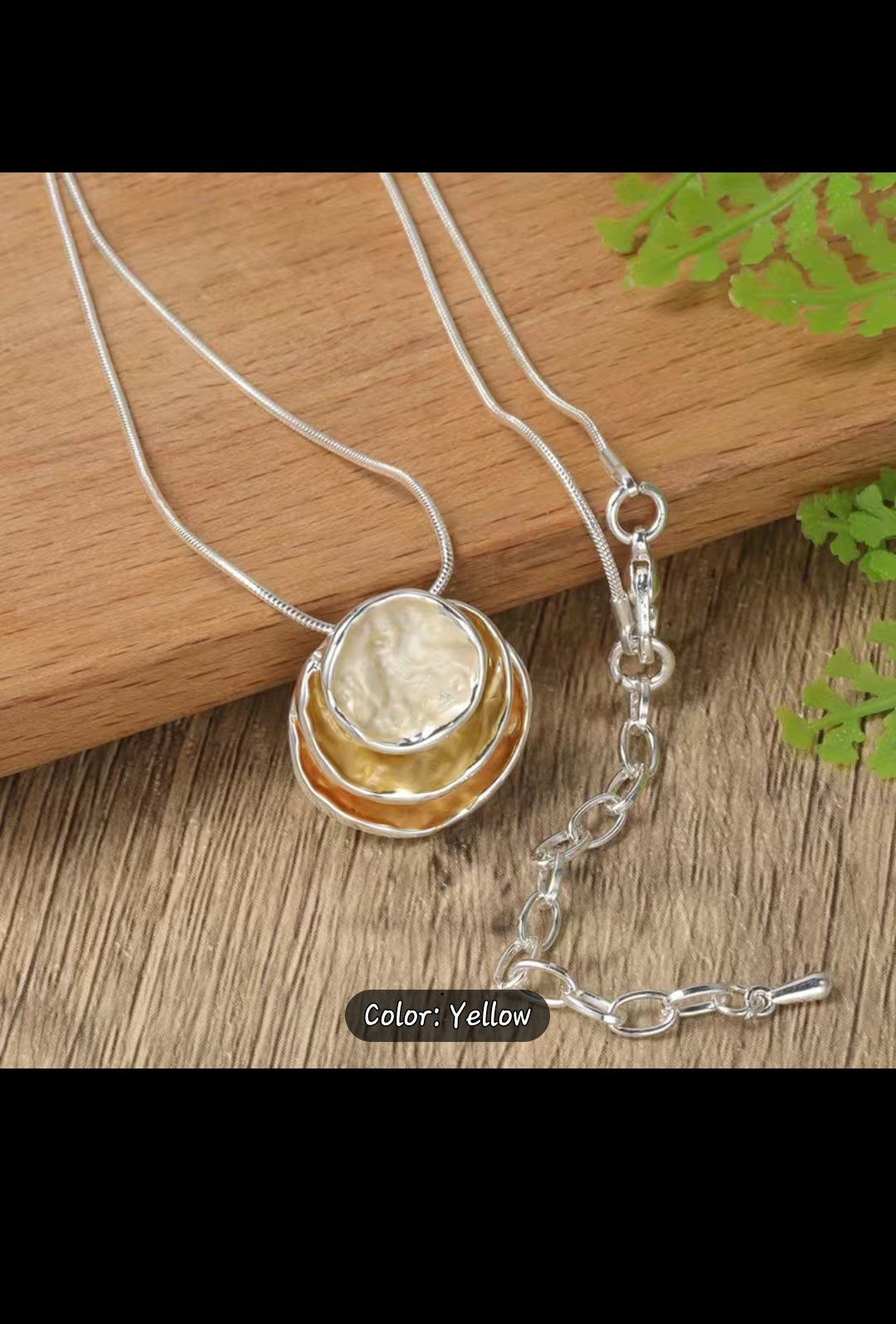 Cute, unique, expressive enamel alloy pendant necklace