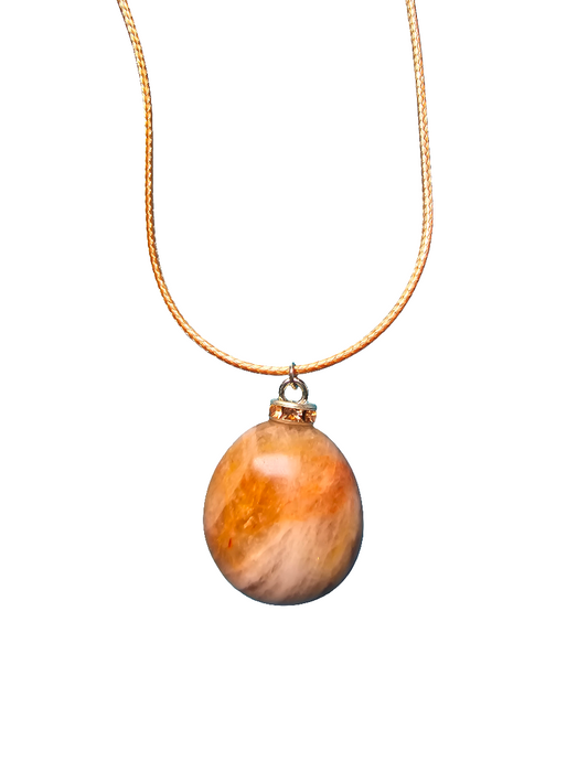 Orange Quartz Pendant