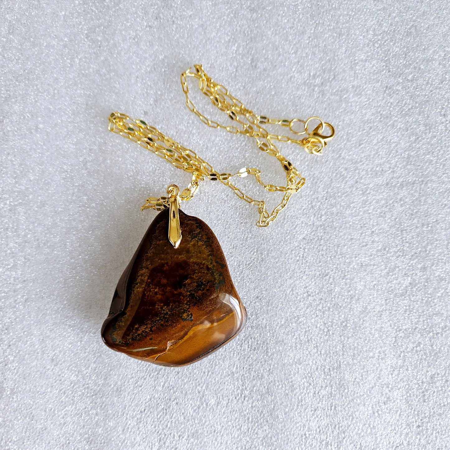 BOLD DESERT JASPER PENDANT WITH CHARACTER LIKE YOU'VE NEVER SEEN BEFORE!