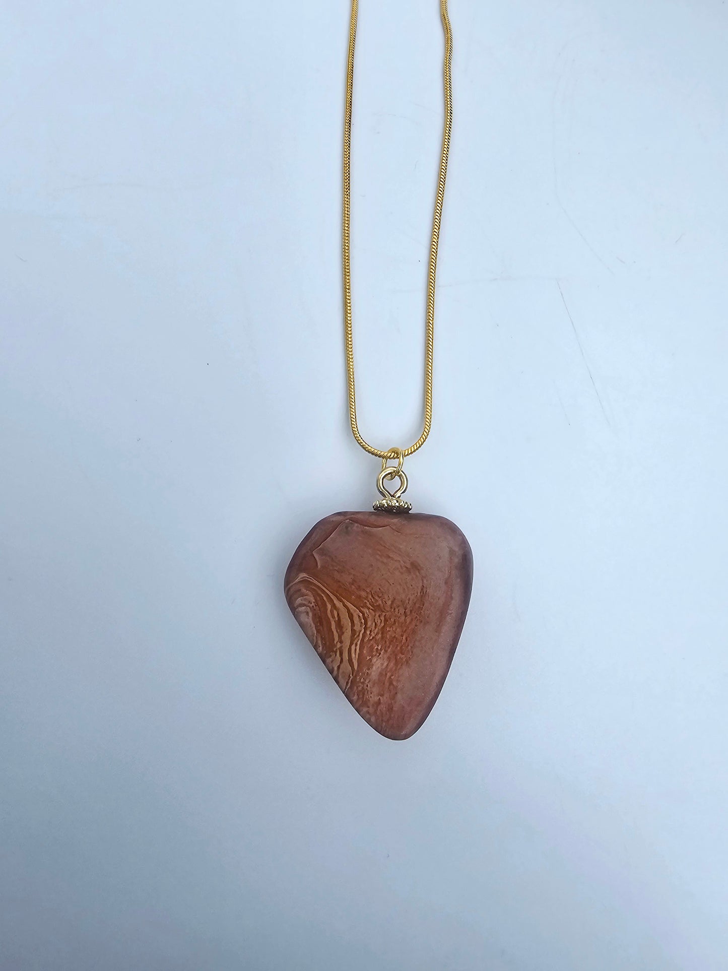 DESERT JASPER PENDANT With unique color patterns