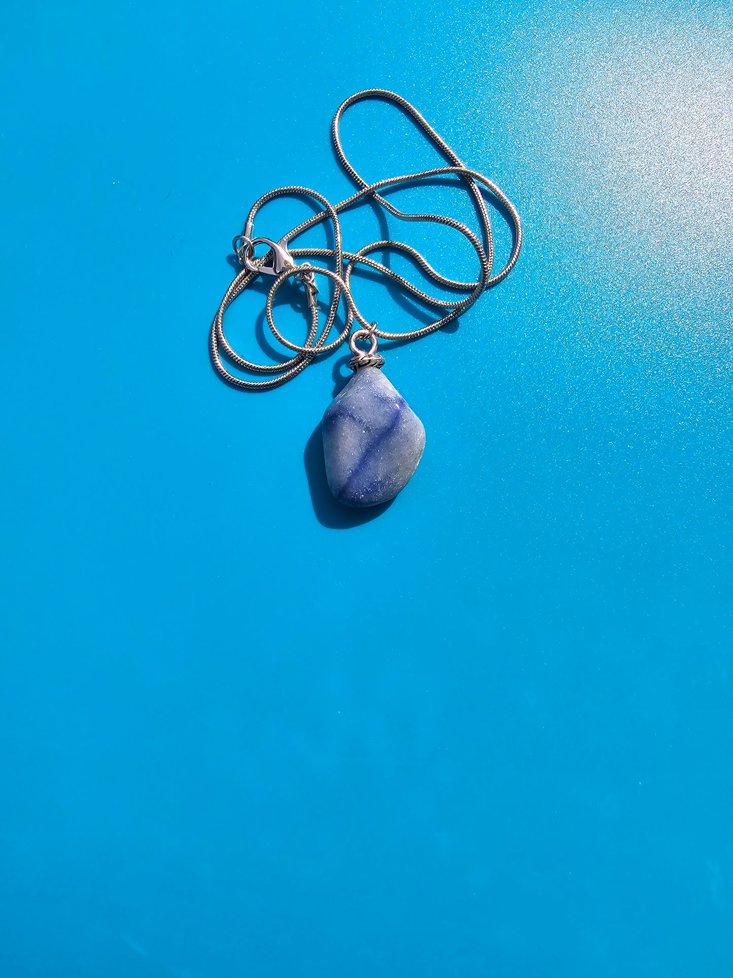 BLUE AVENTURINE PENDANT