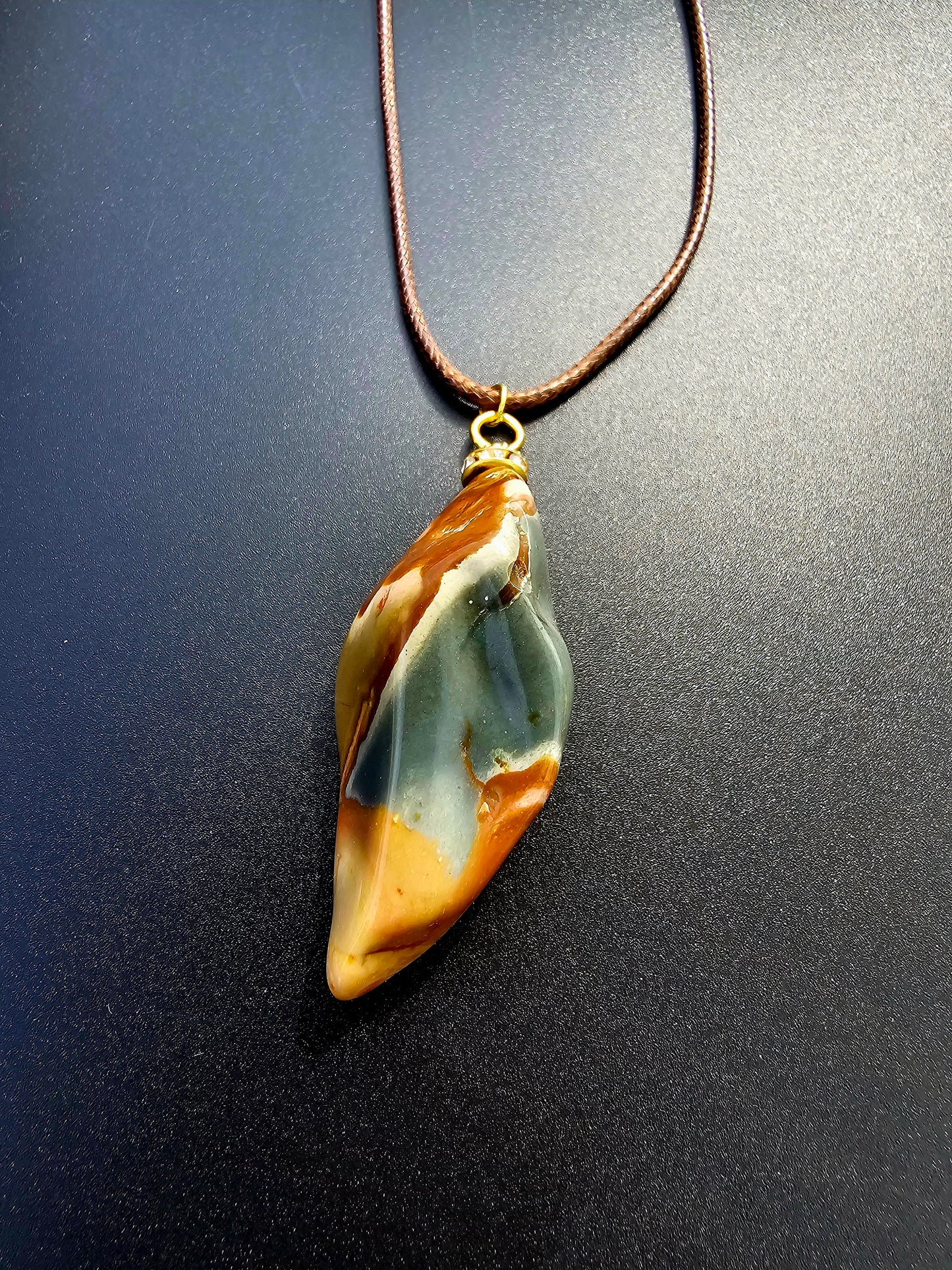 BOLD & SUPER UNIQUE DESERT JASPER PENDANT