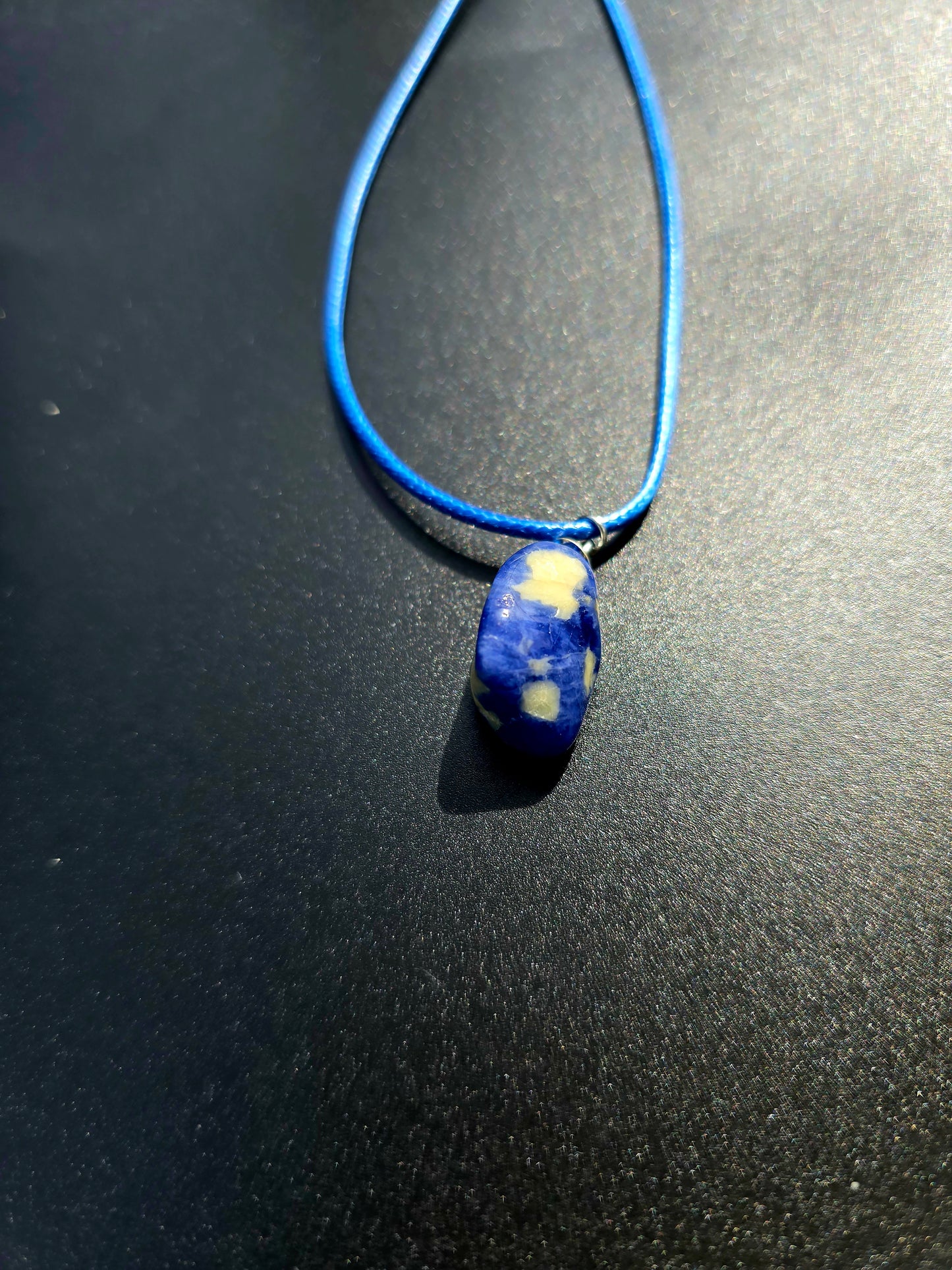 CUTE BLUE & WHITE SODALITE PENDANT