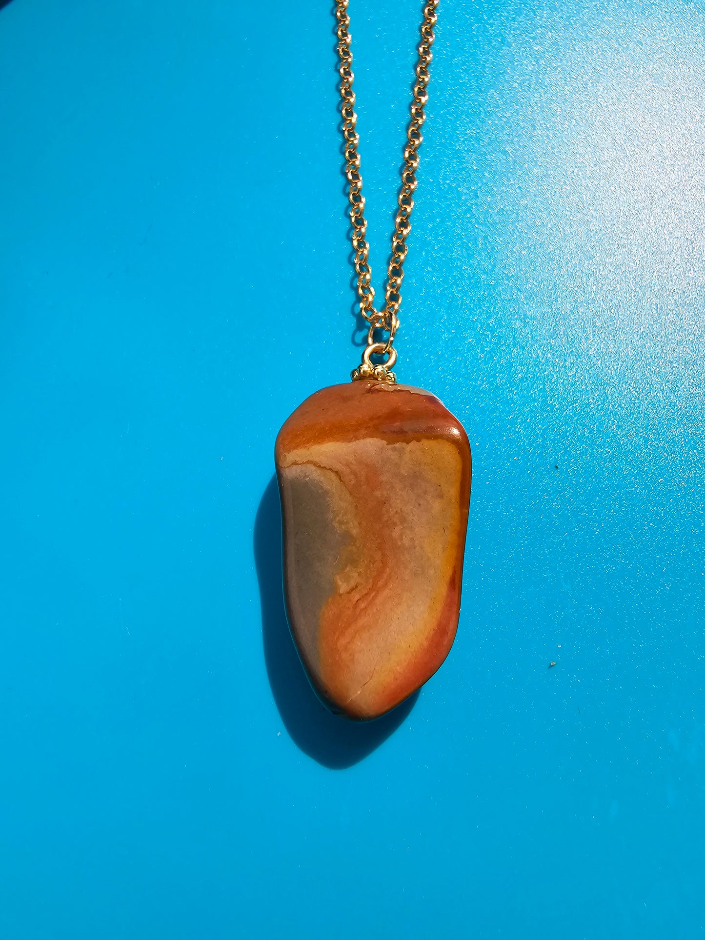 UNIQUE DESERT JASPER PENDANT