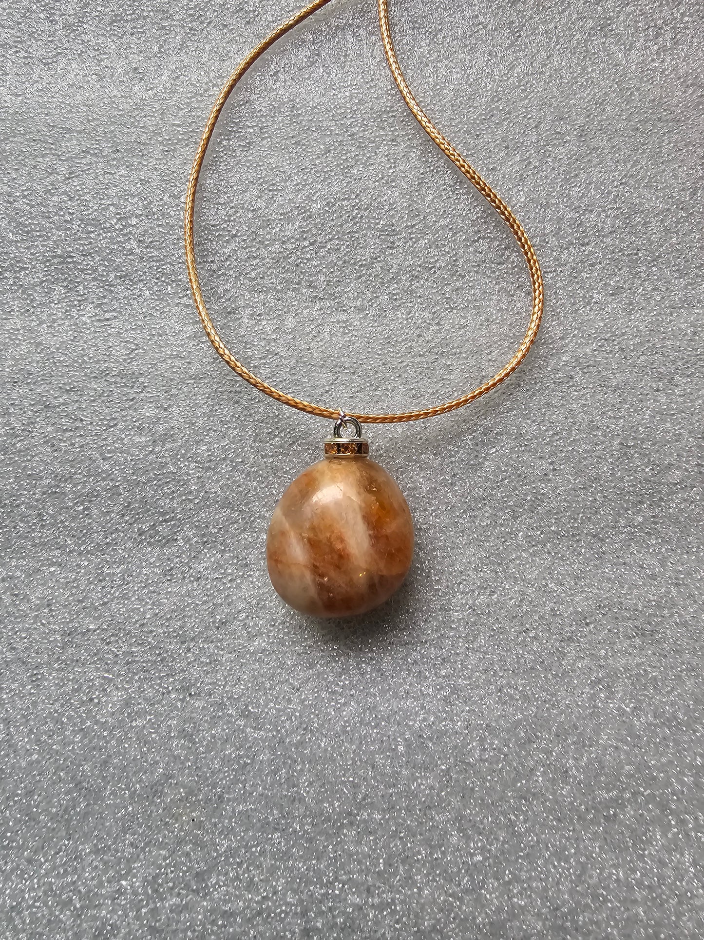 Orange Quartz Pendant