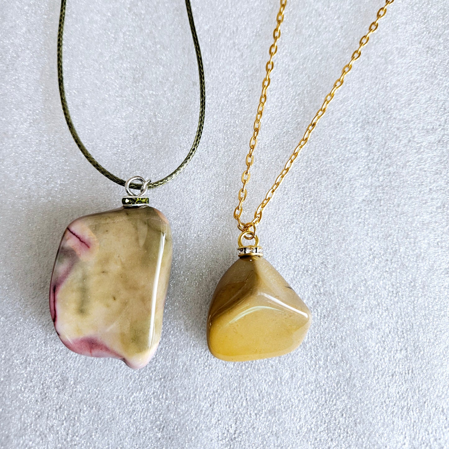 Cool Desert Jasper Pendant with a vibrant color pattern and shape. You will absolutely love this piece.