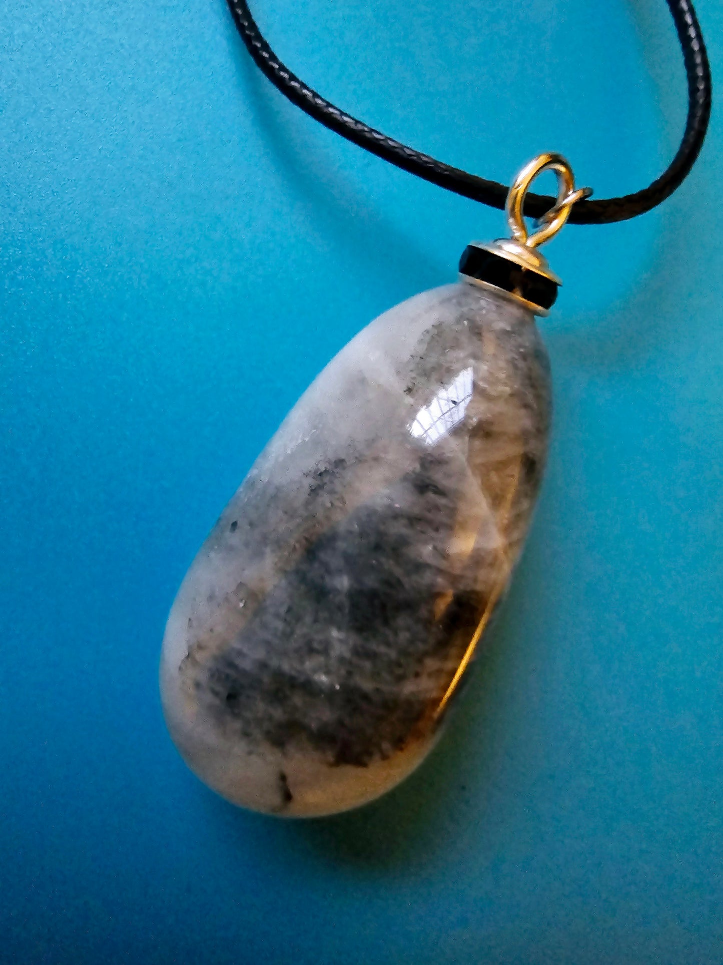 Black Moonstone Pendant