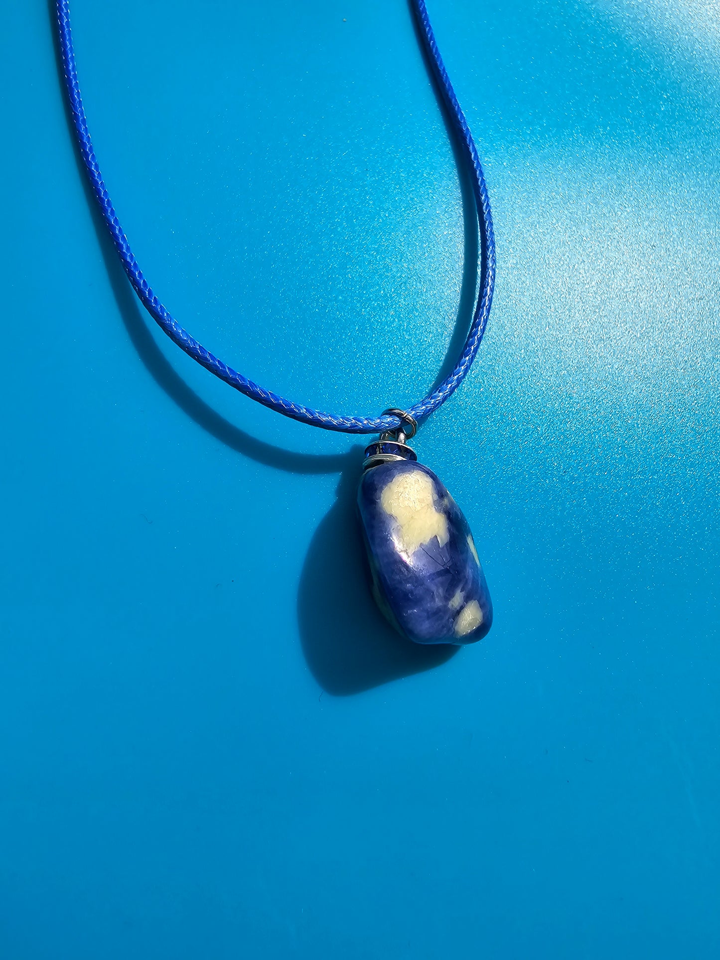 CUTE BLUE & WHITE SODALITE PENDANT