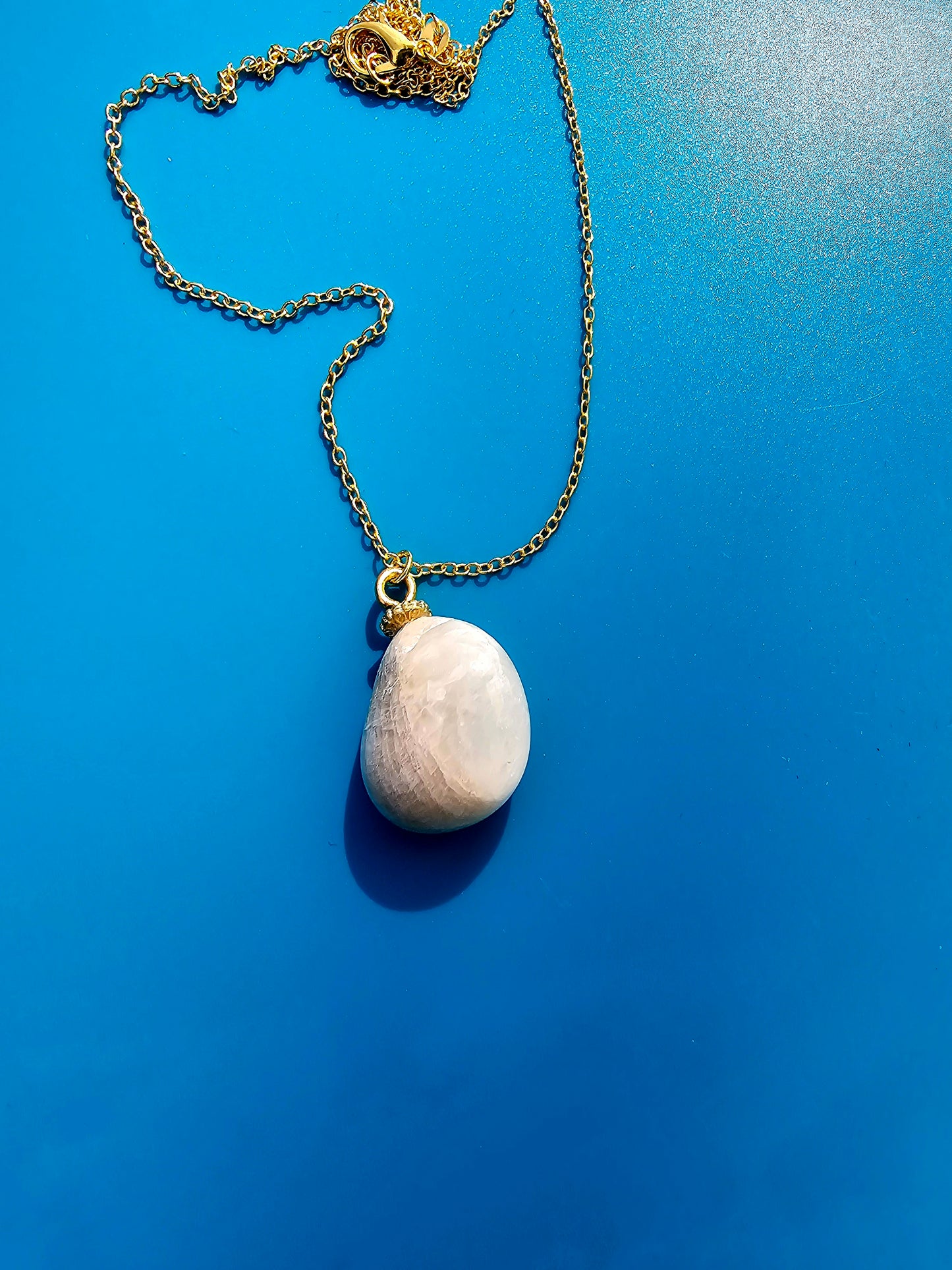 White & Clear Quartz Pendant