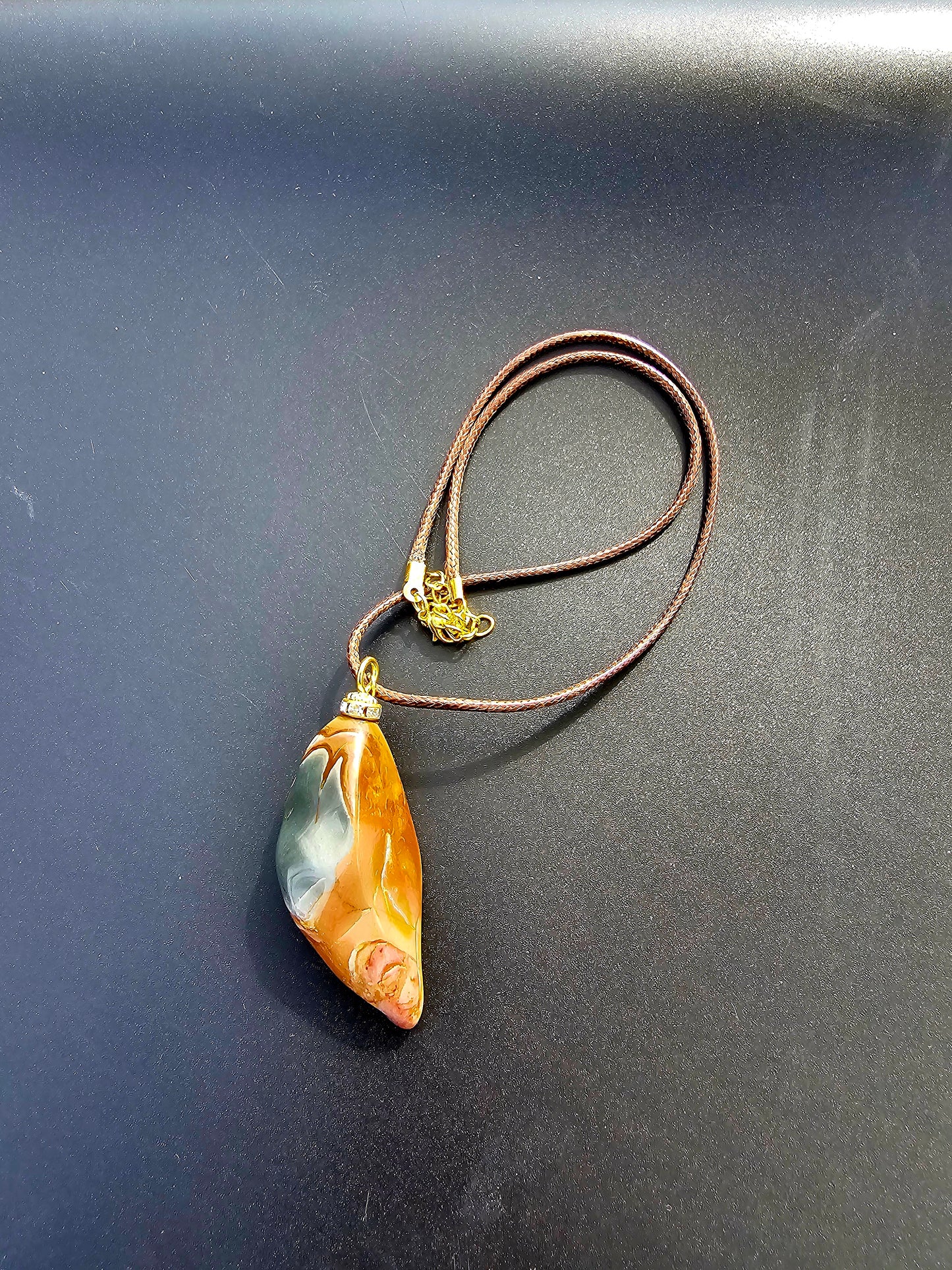 BOLD & SUPER UNIQUE DESERT JASPER PENDANT