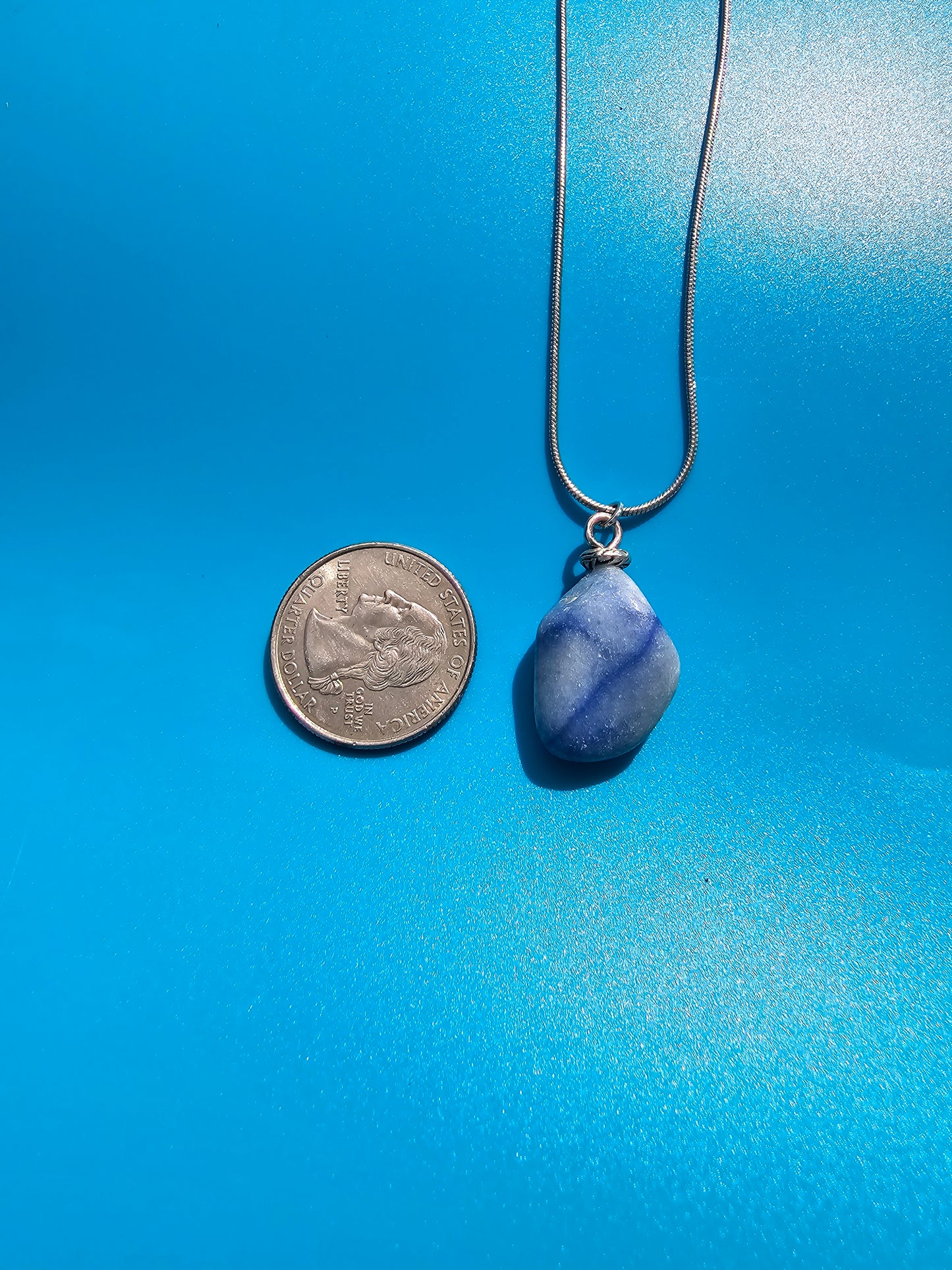 BLUE AVENTURINE PENDANT