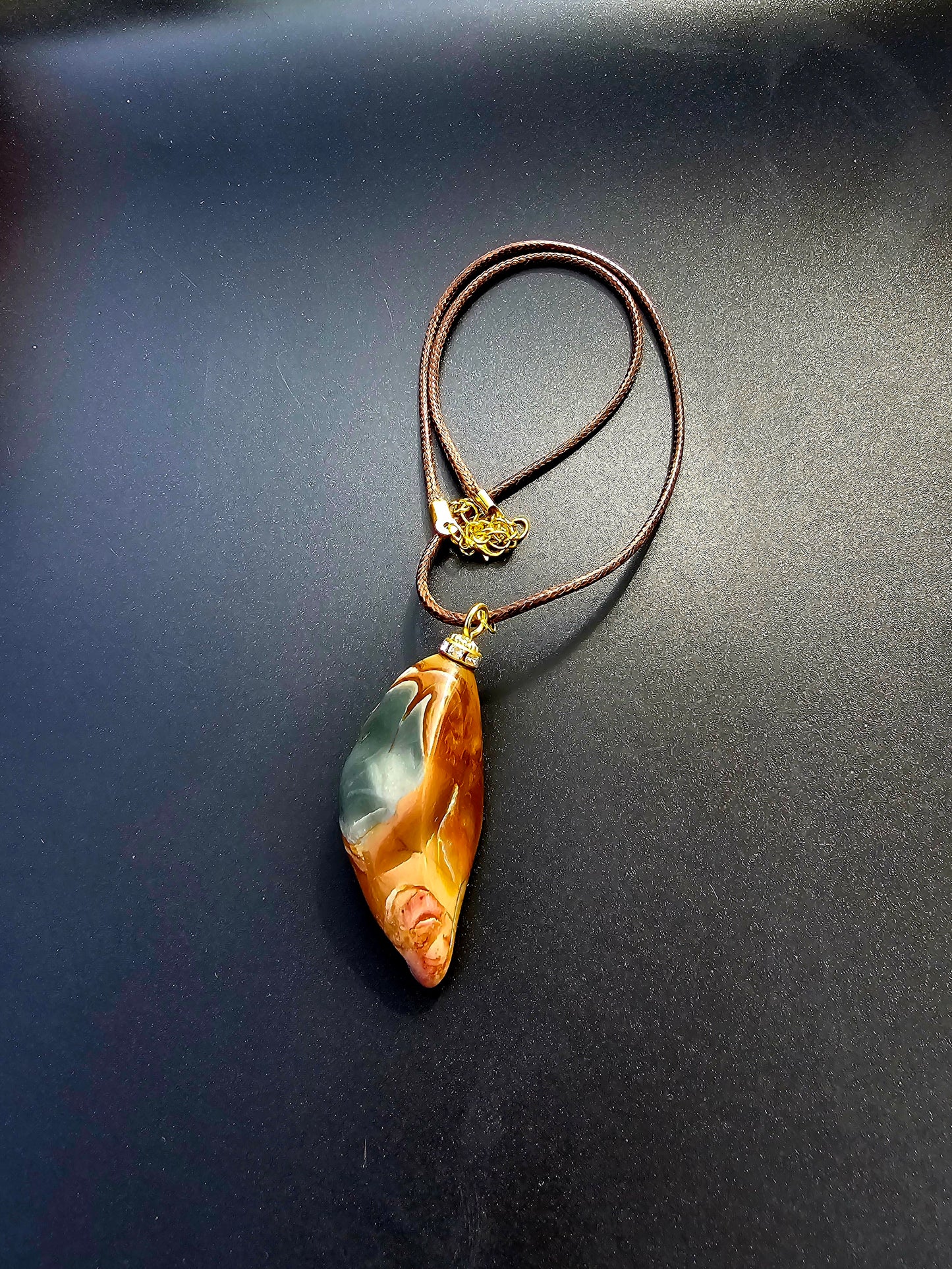 BOLD & SUPER UNIQUE DESERT JASPER PENDANT