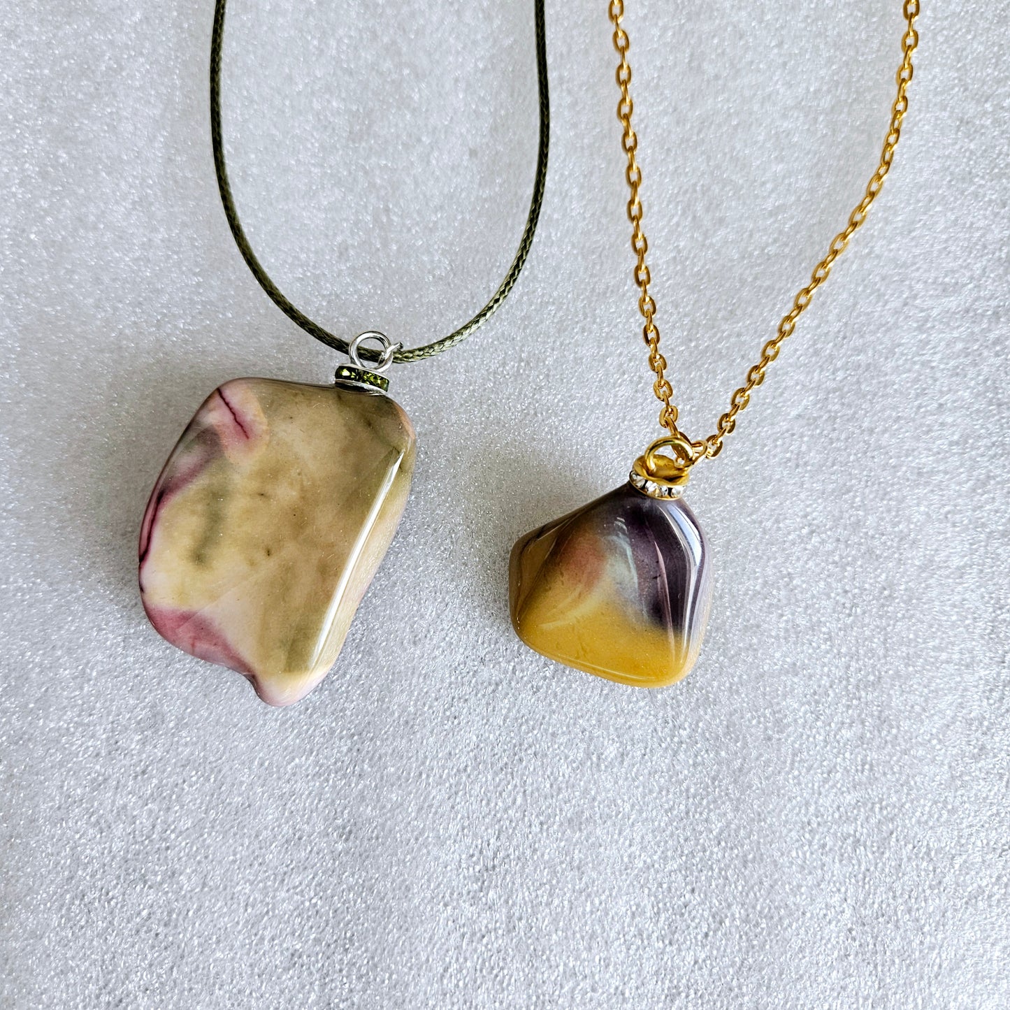 Cool Desert Jasper Pendant with a vibrant color pattern and shape. You will absolutely love this piece.