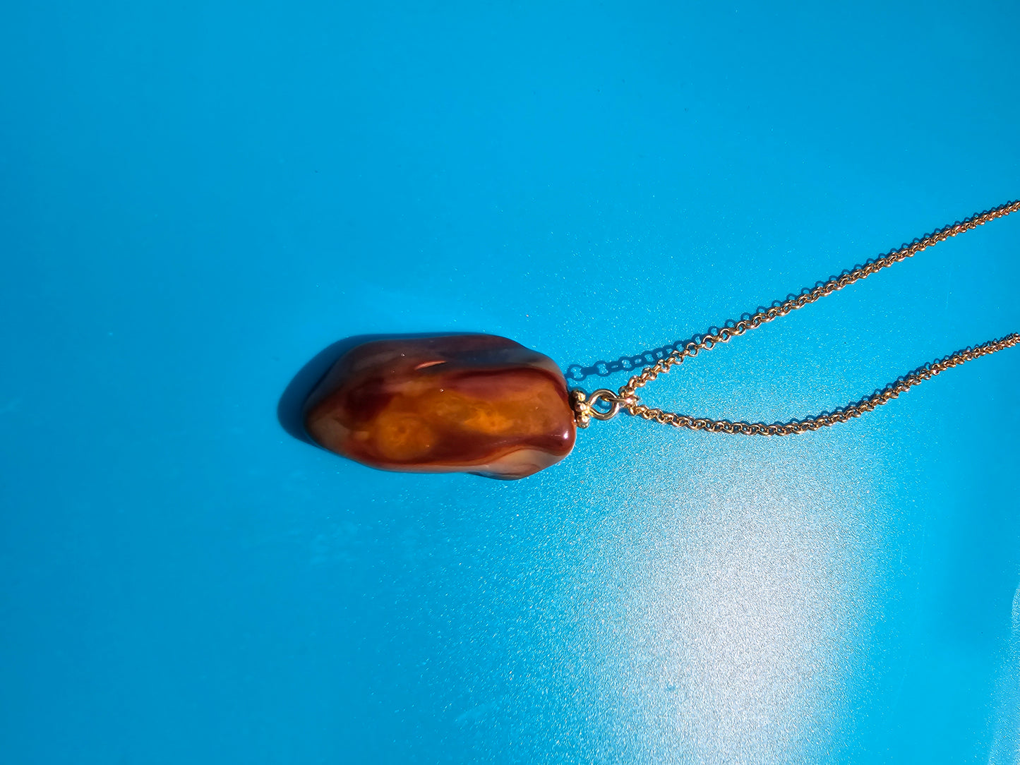 UNIQUE DESERT JASPER PENDANT