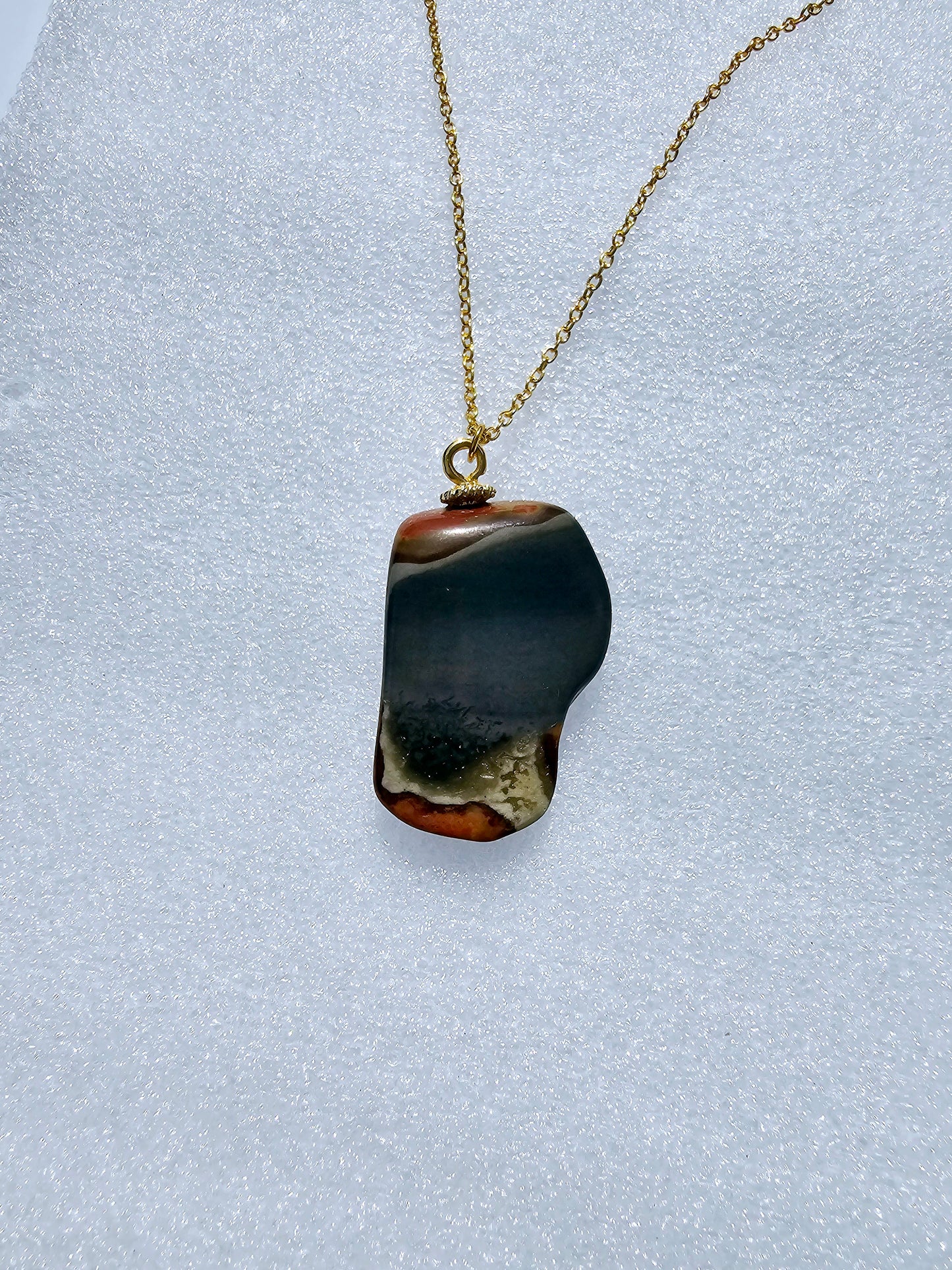 A BEAUTIFUL DESERT JASPER PENDANT