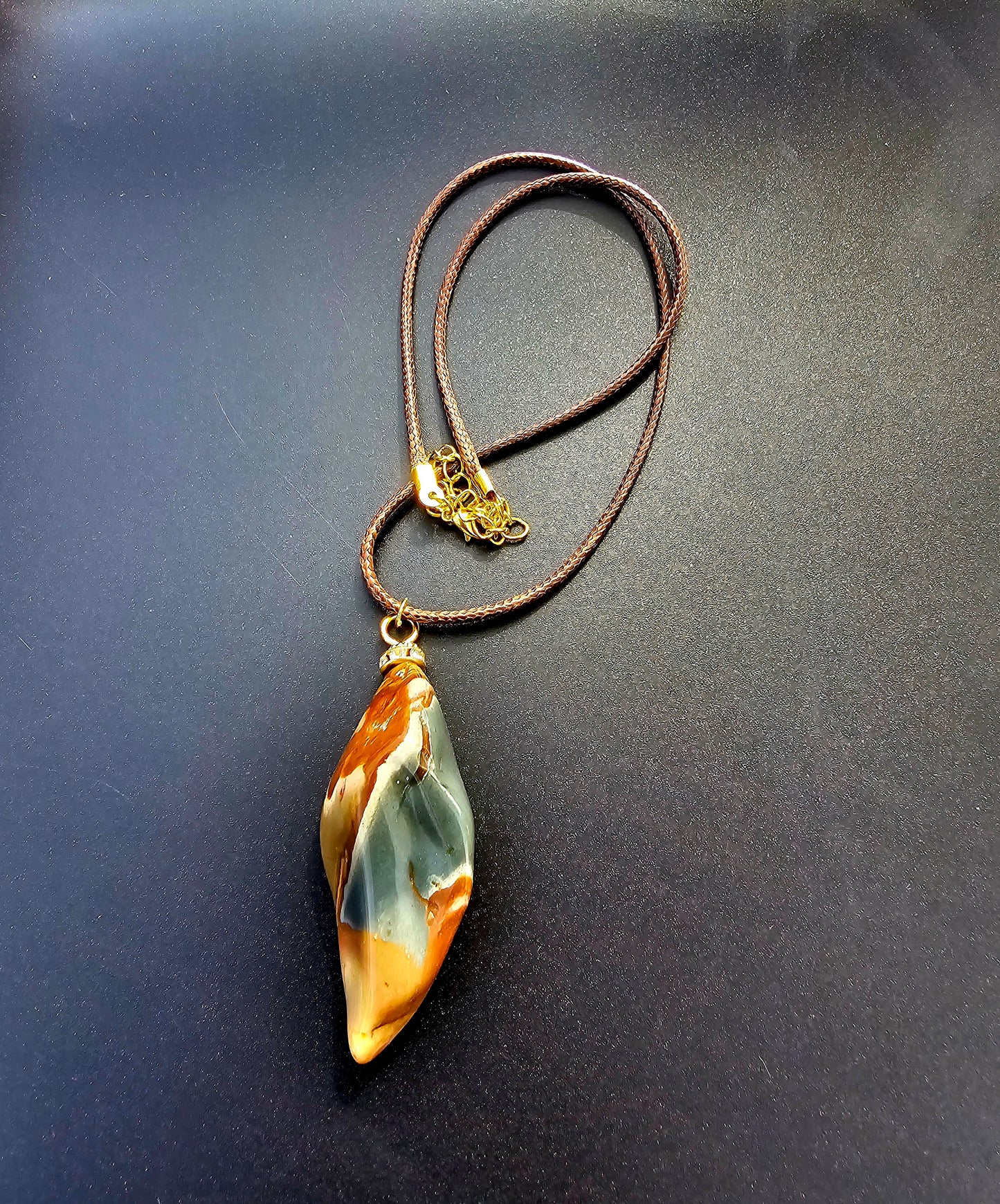 BOLD & SUPER UNIQUE DESERT JASPER PENDANT