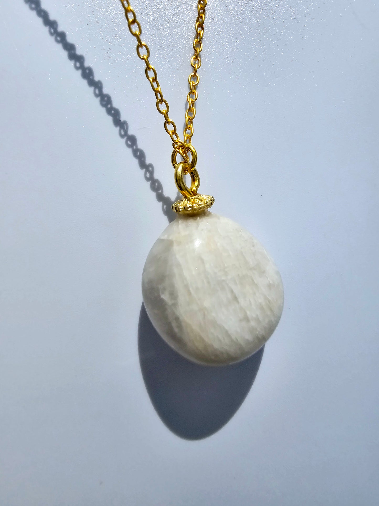 White & Clear Quartz Pendant