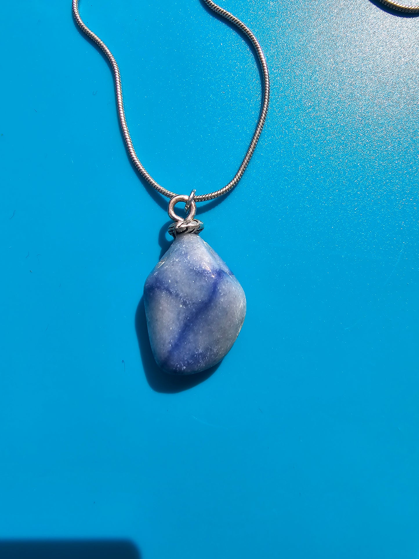 BLUE AVENTURINE PENDANT