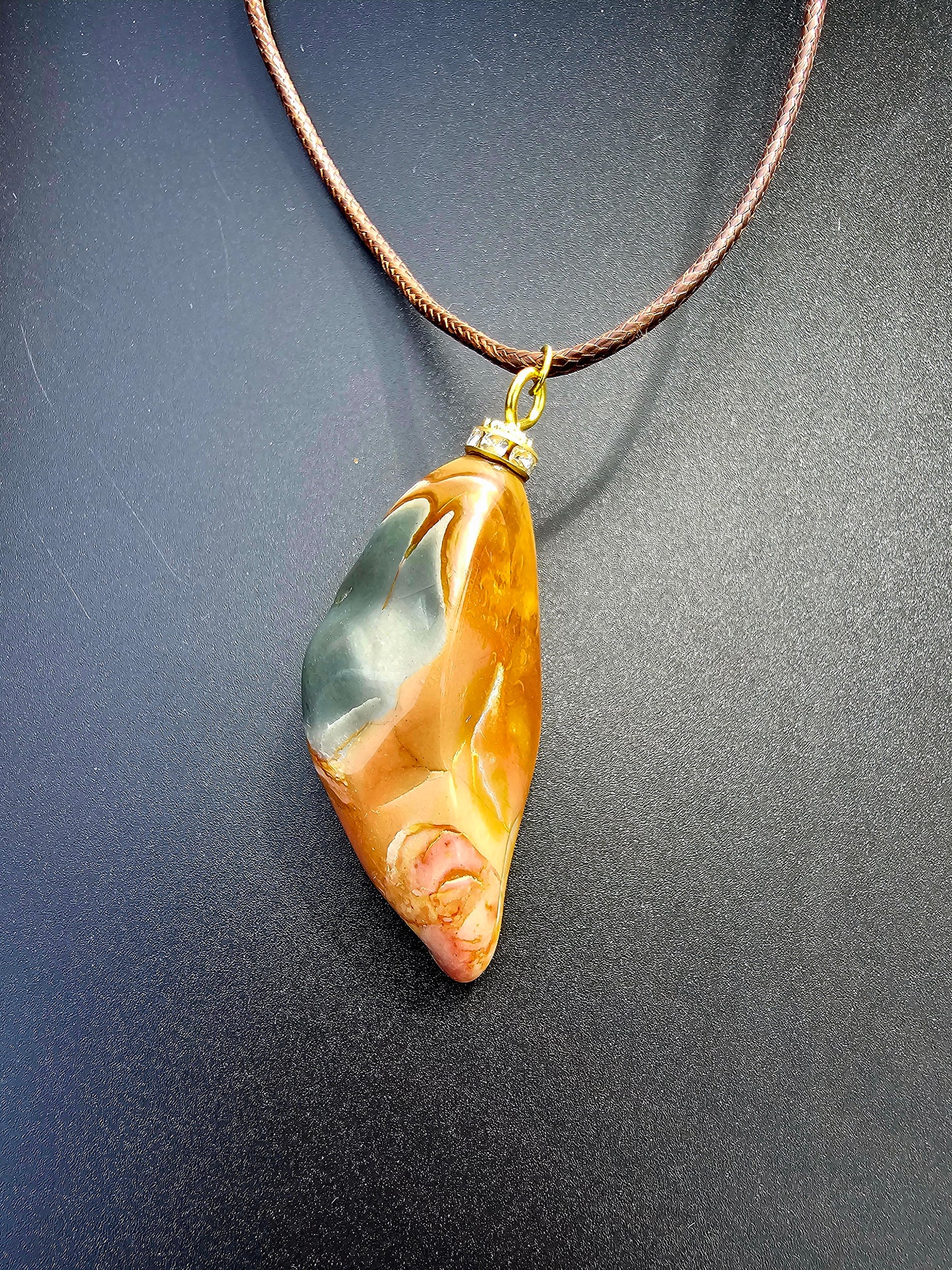 BOLD & SUPER UNIQUE DESERT JASPER PENDANT