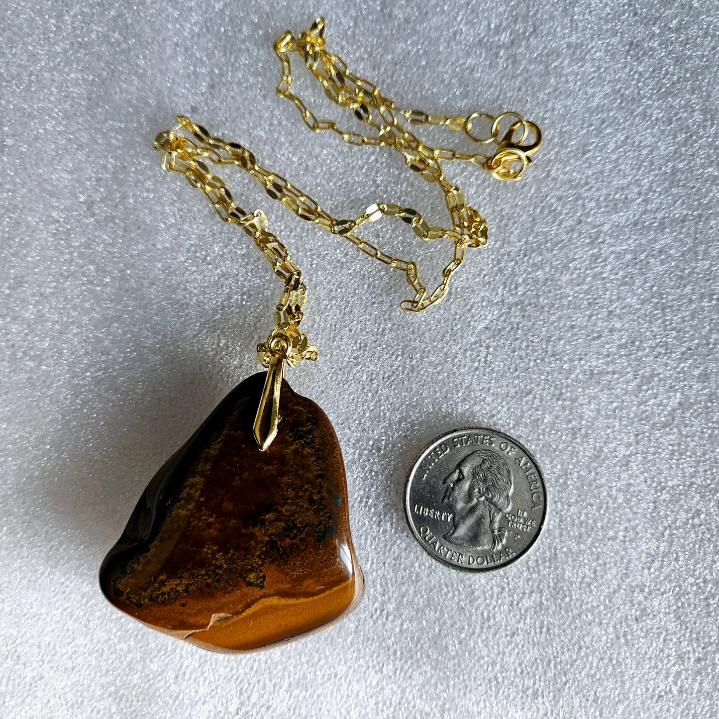 BOLD DESERT JASPER PENDANT WITH CHARACTER LIKE YOU'VE NEVER SEEN BEFORE!