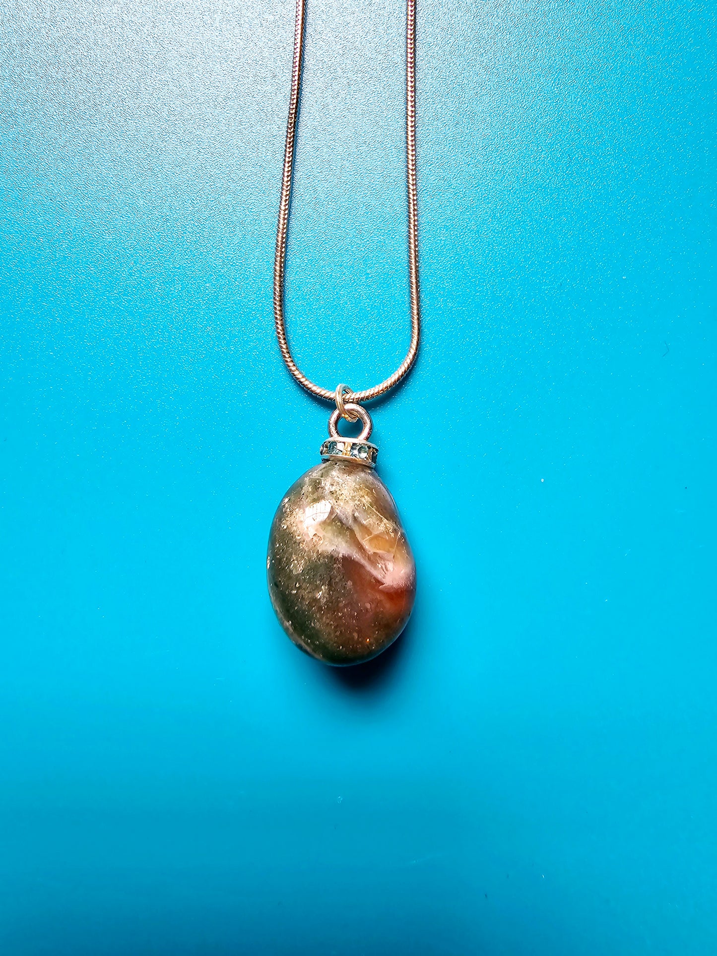 Beautiful Multicolored Bloodstone Pendant