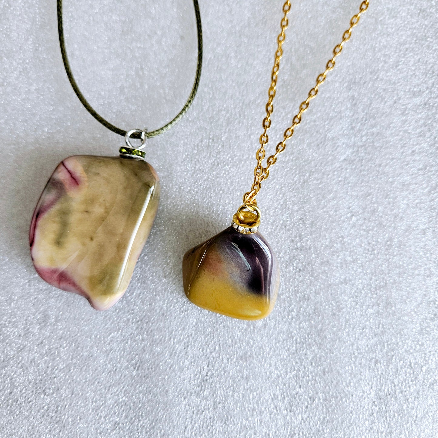 Cool Desert Jasper Pendant with a vibrant color pattern and shape. You will absolutely love this piece.