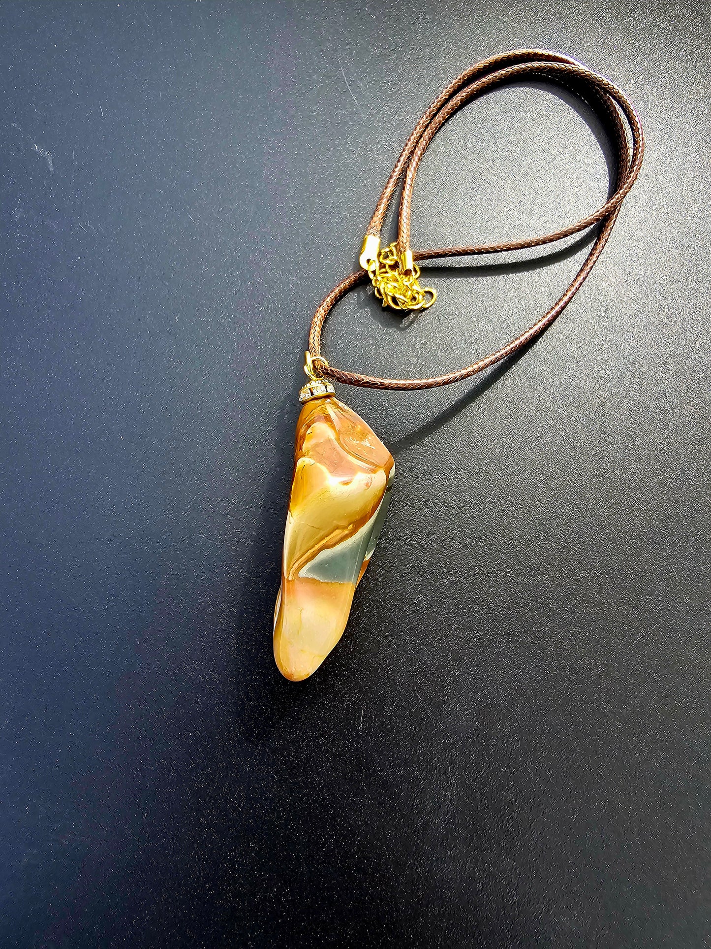 BOLD & SUPER UNIQUE DESERT JASPER PENDANT