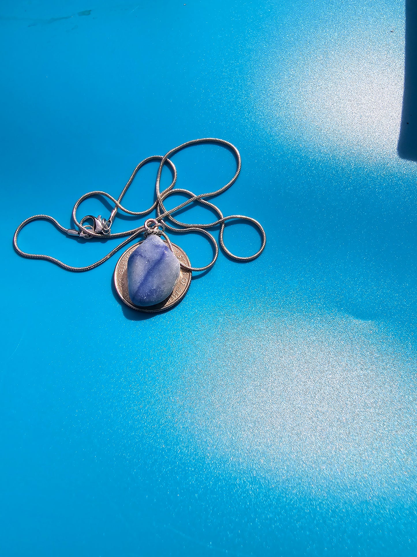 BLUE AVENTURINE PENDANT