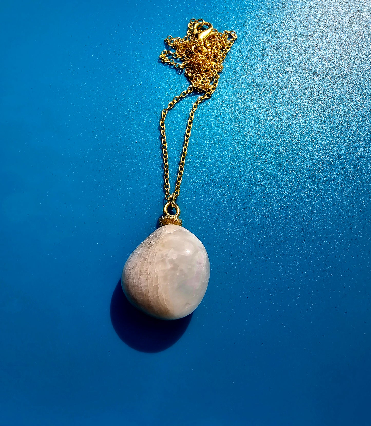 White & Clear Quartz Pendant